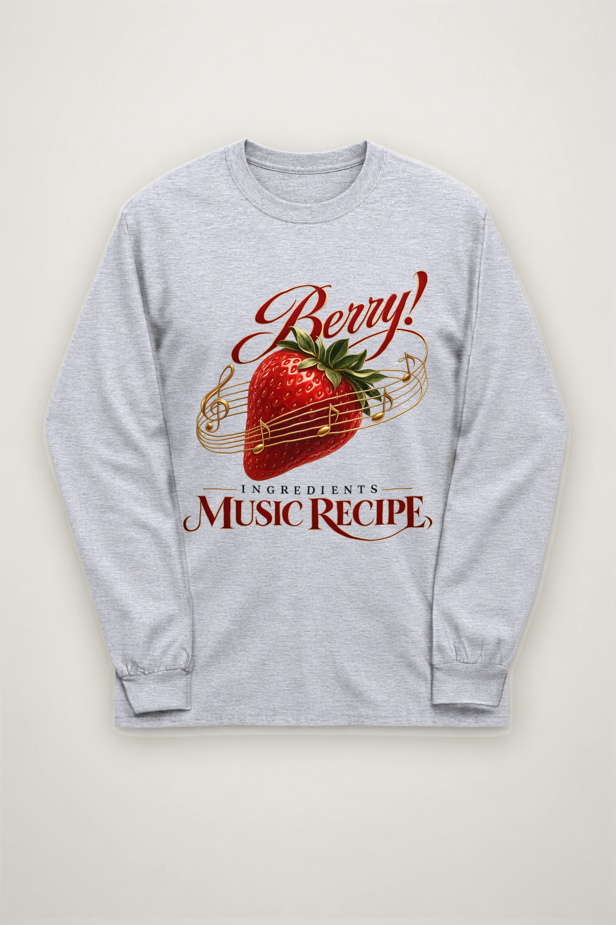 "Berry Music Recipe" Unisex Longsleeve T-shirt