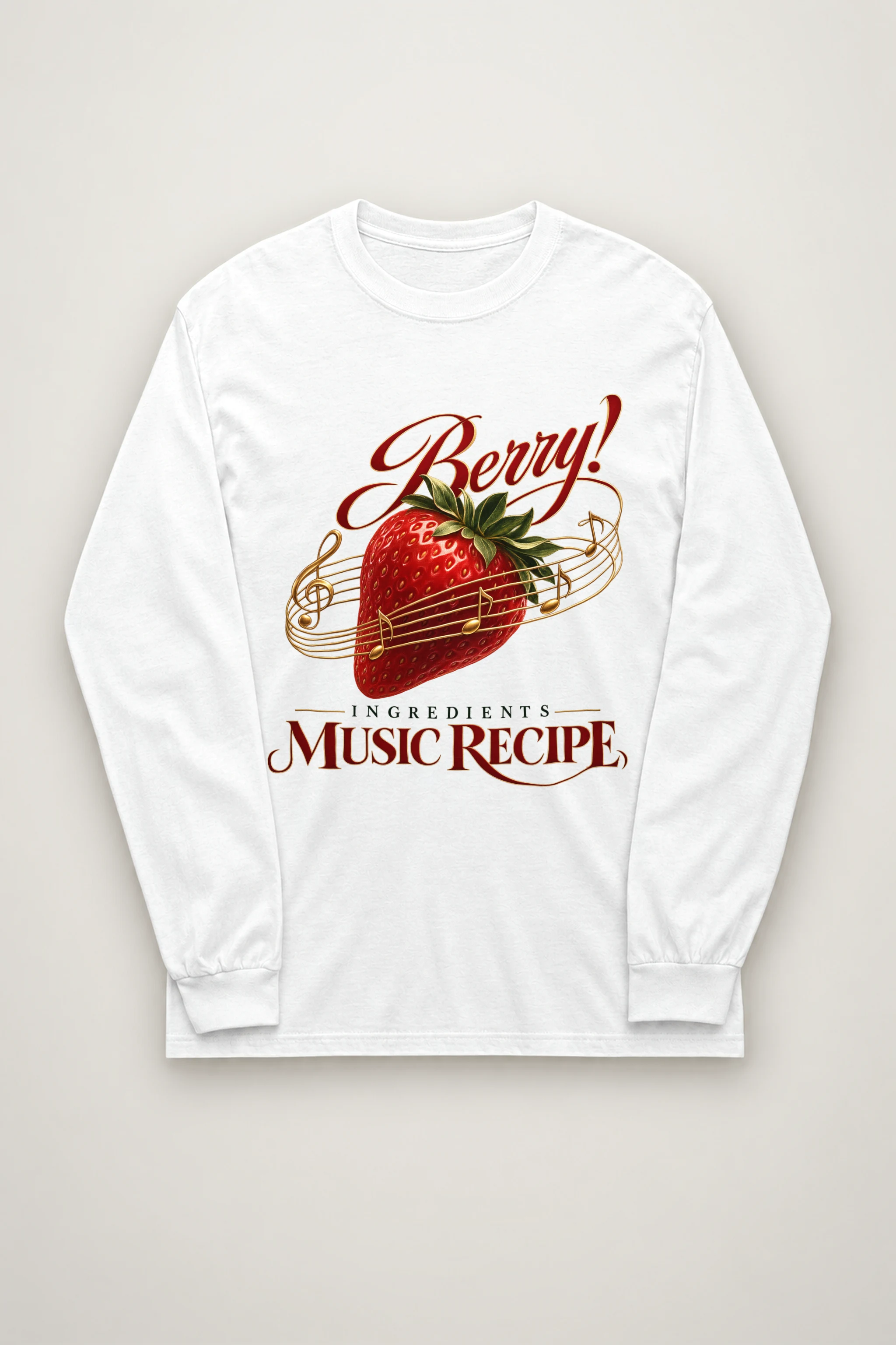 "Berry Music Recipe" Unisex Longsleeve T-shirt