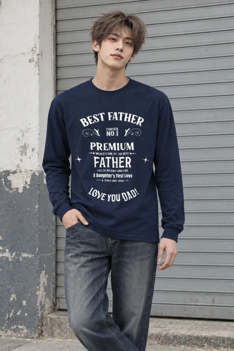 "Best Father Forever" Unisex Longsleeve T-shirt