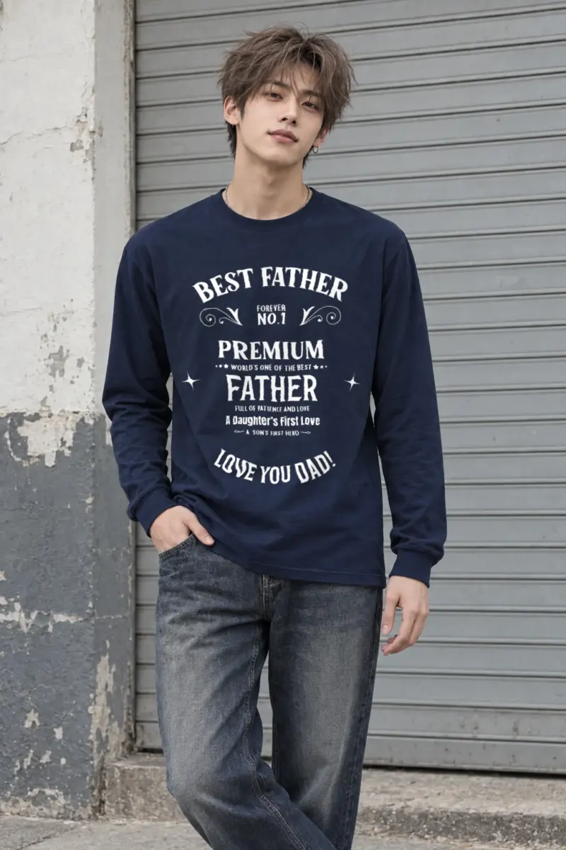 "Best Father Forever" Unisex Longsleeve T-shirt