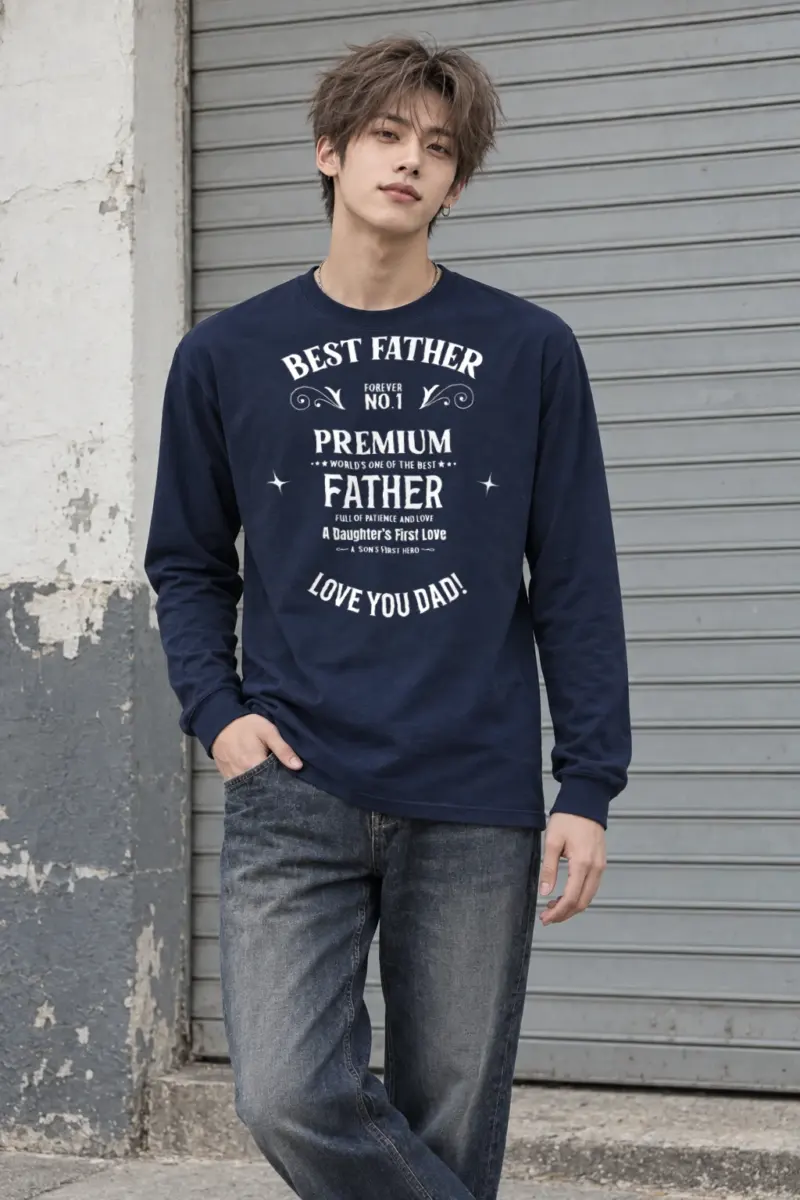 "Best Father Forever" Unisex Longsleeve T-shirt