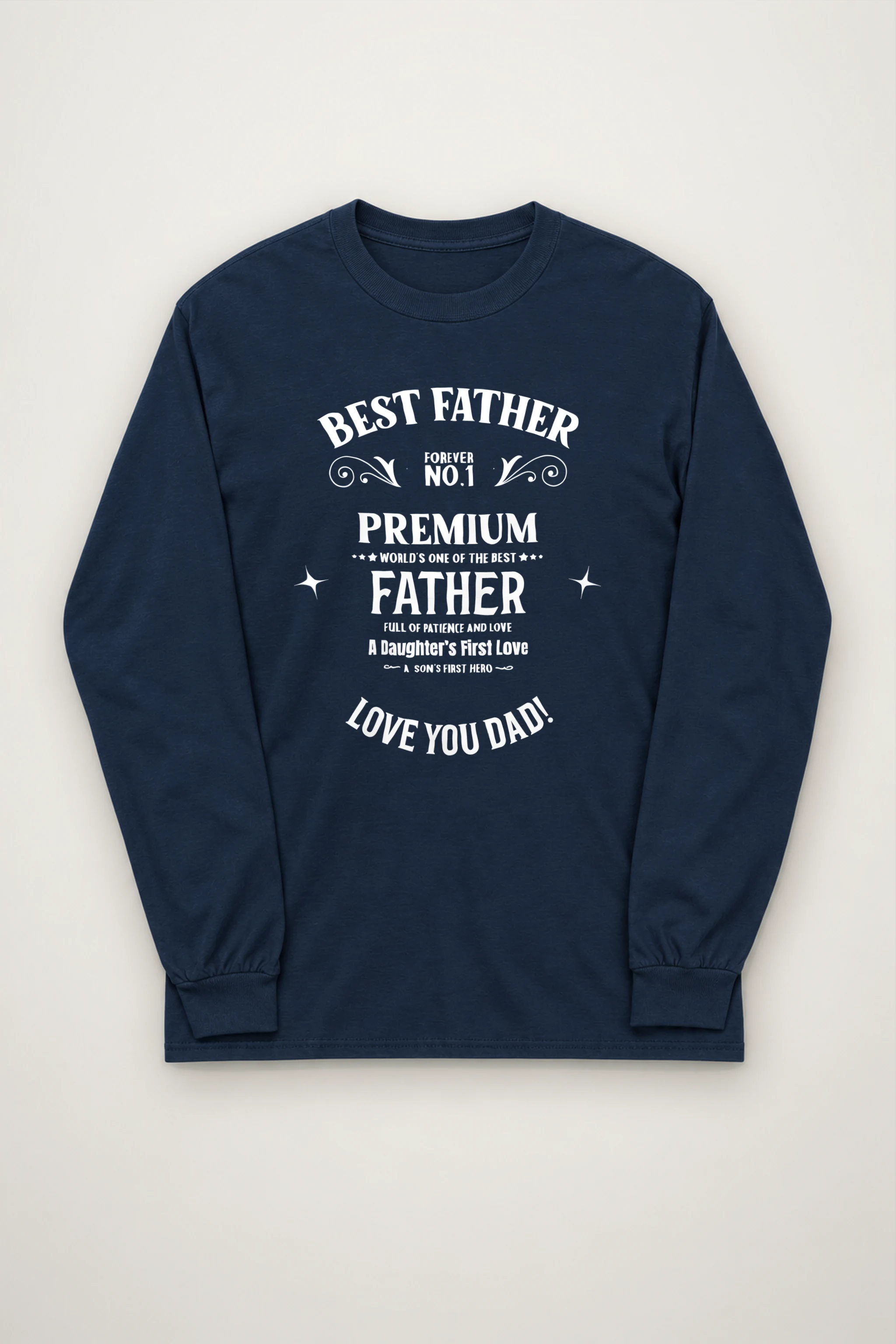 "Best Father Forever" Unisex Longsleeve T-shirt