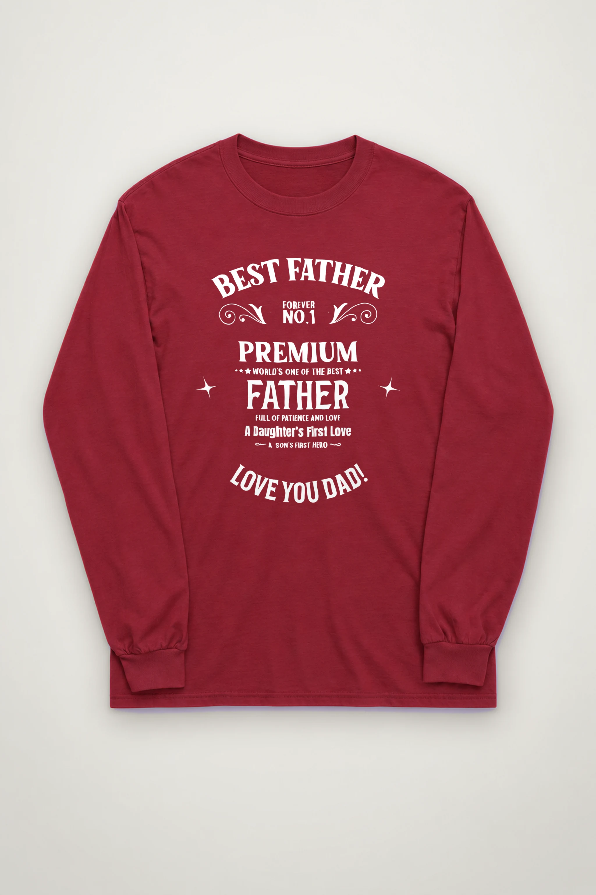 "Best Father Forever" Unisex Longsleeve T-shirt