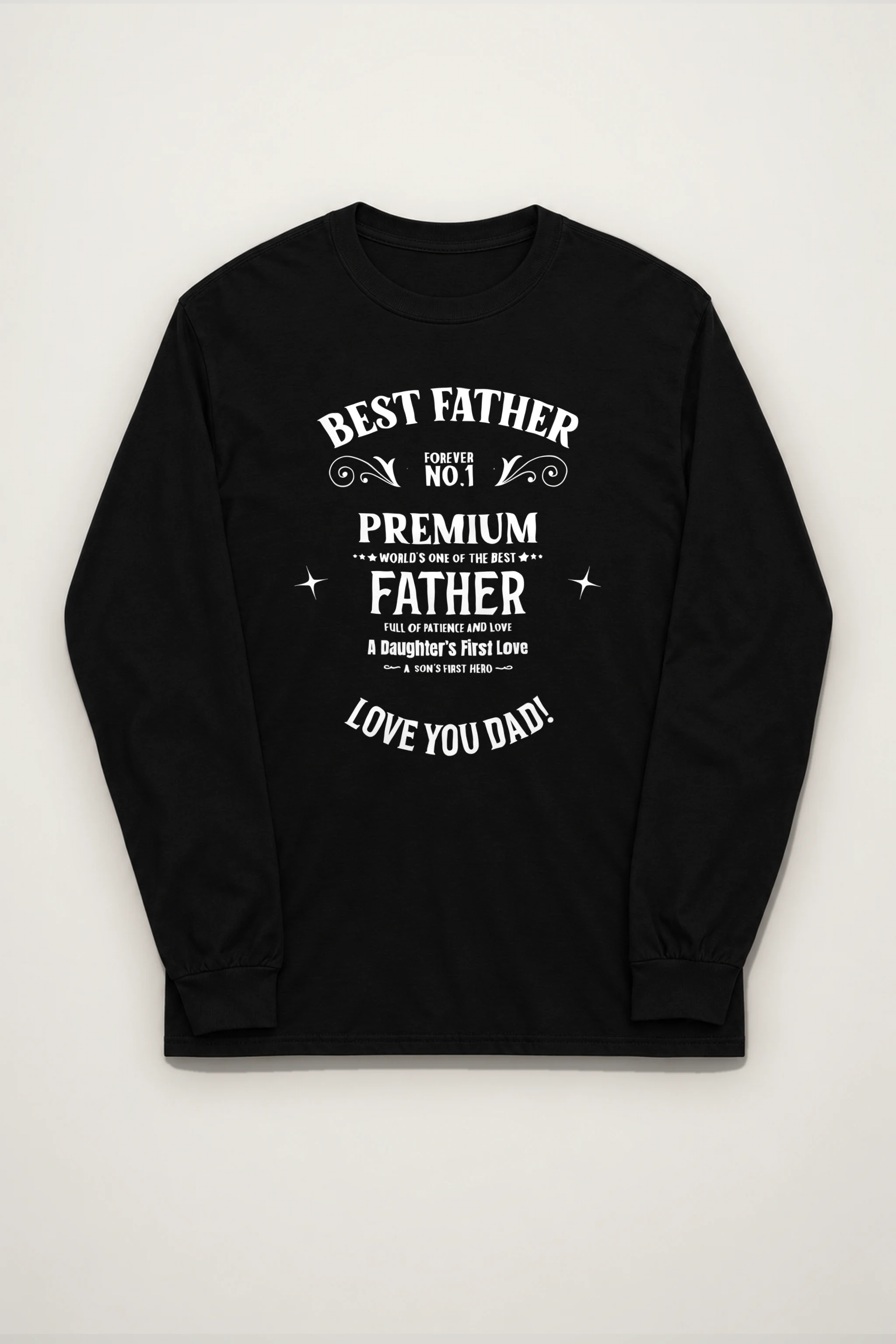 "Best Father Forever" Unisex Longsleeve T-shirt