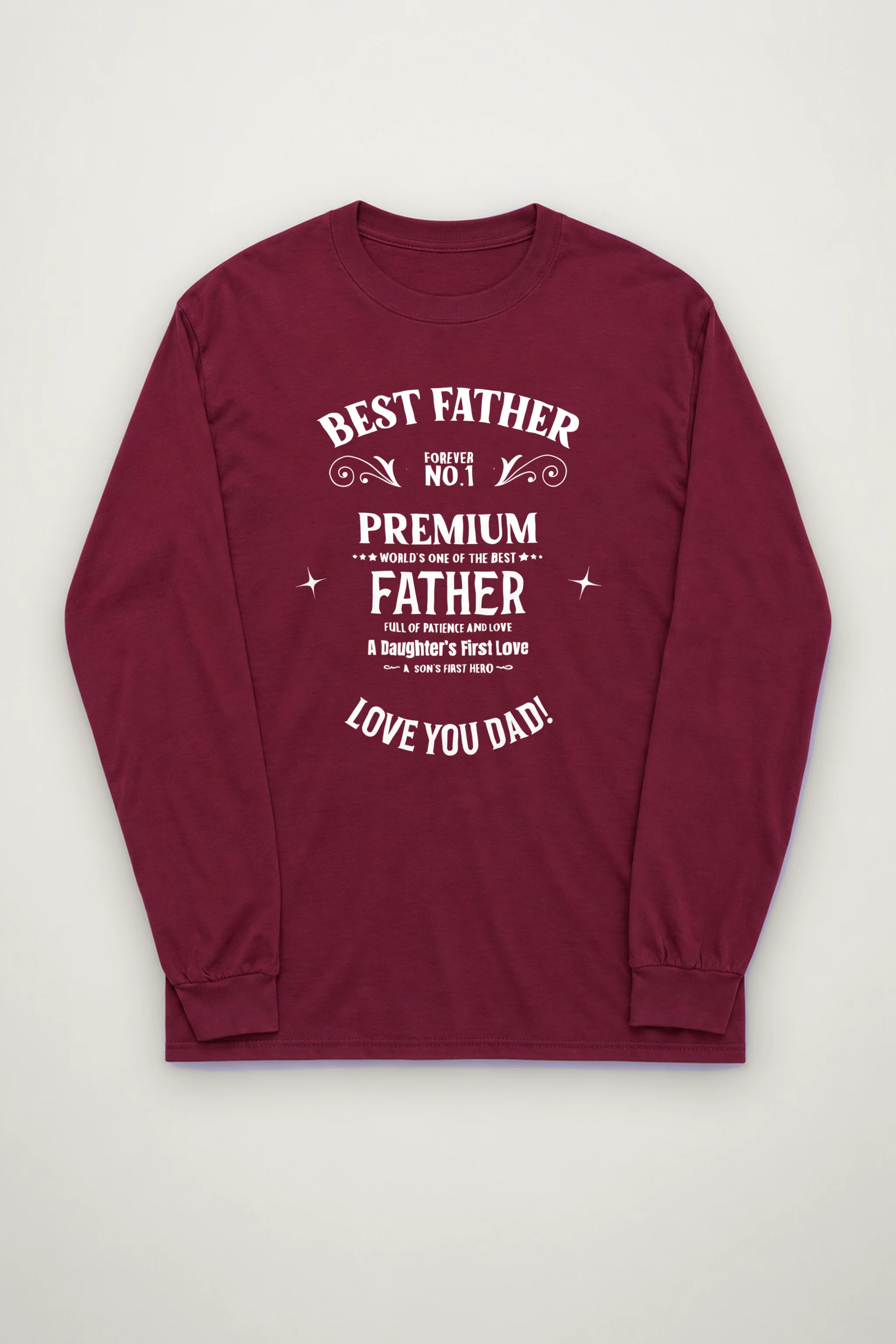 "Best Father Forever" Unisex Longsleeve T-shirt