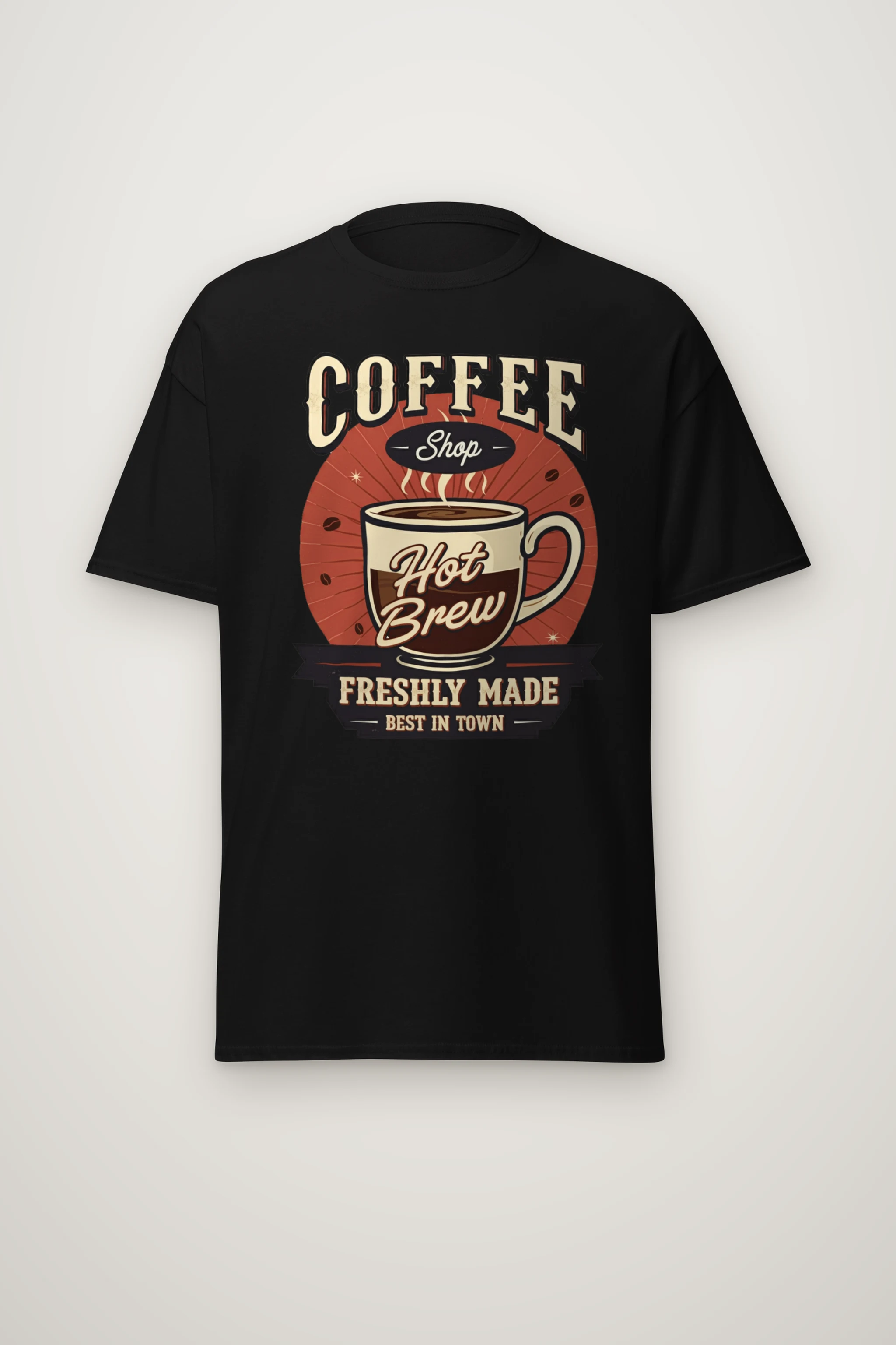 "Best In Town" Heavyweight Unisex Crewneck T-shirt