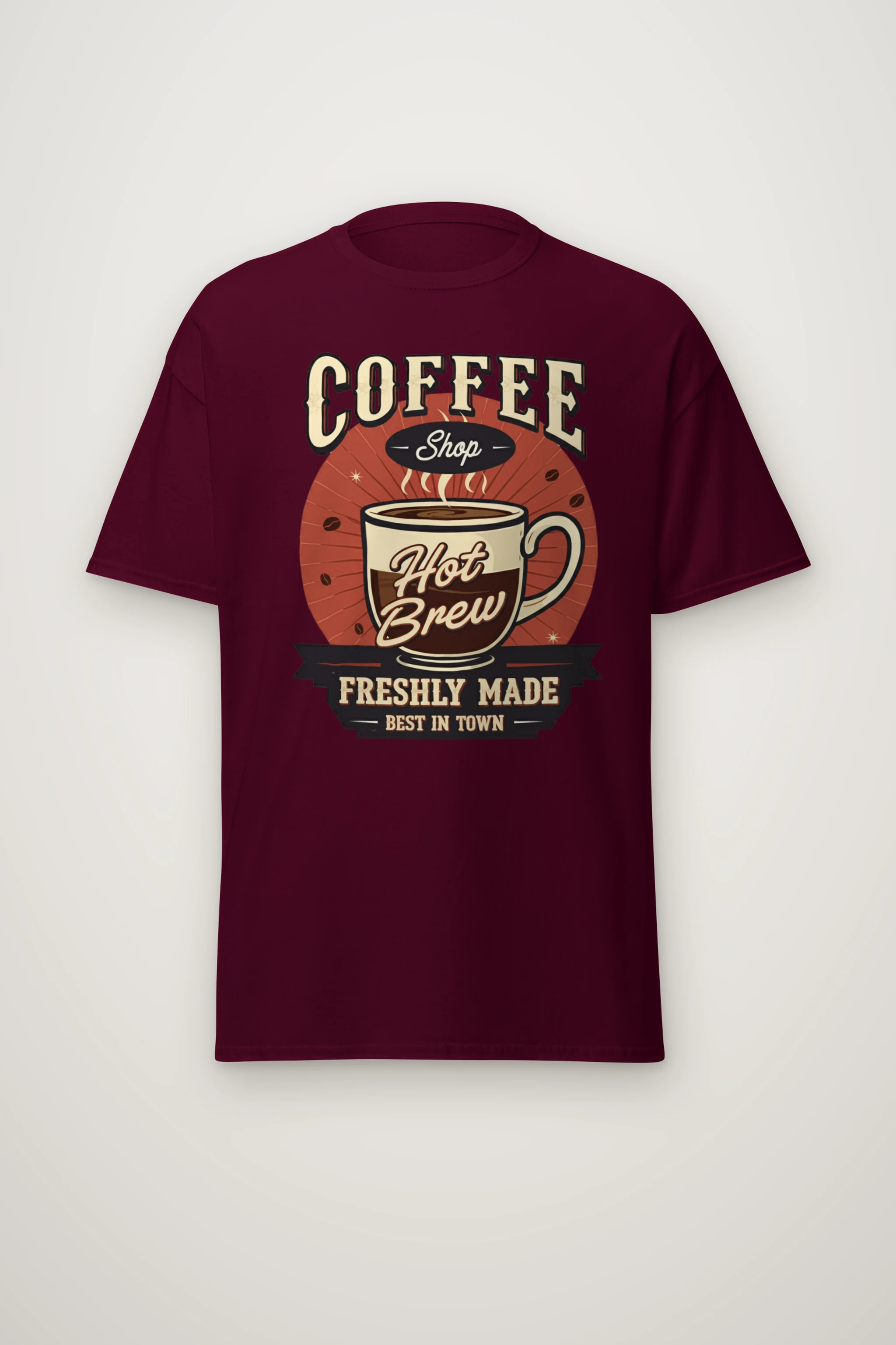 "Best In Town" Heavyweight Unisex Crewneck T-shirt
