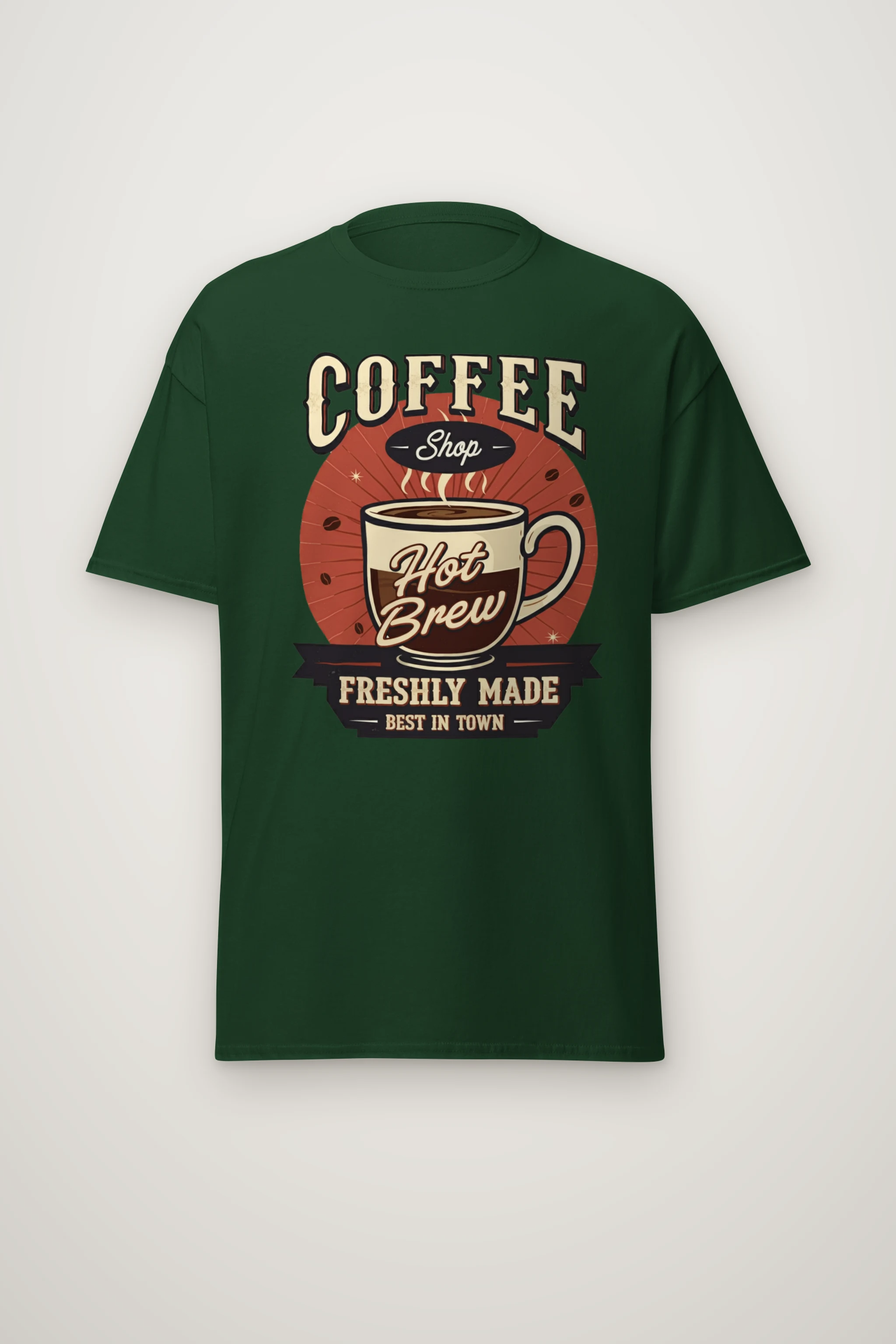 "Best In Town" Heavyweight Unisex Crewneck T-shirt
