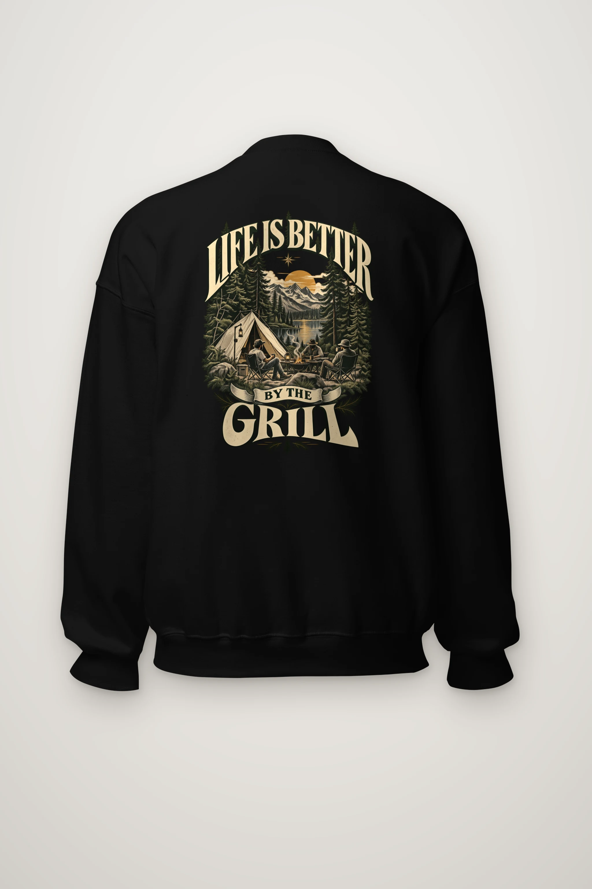 "Better By The Grill" Heavy Blend Unisex Crewneck Sweatshirt