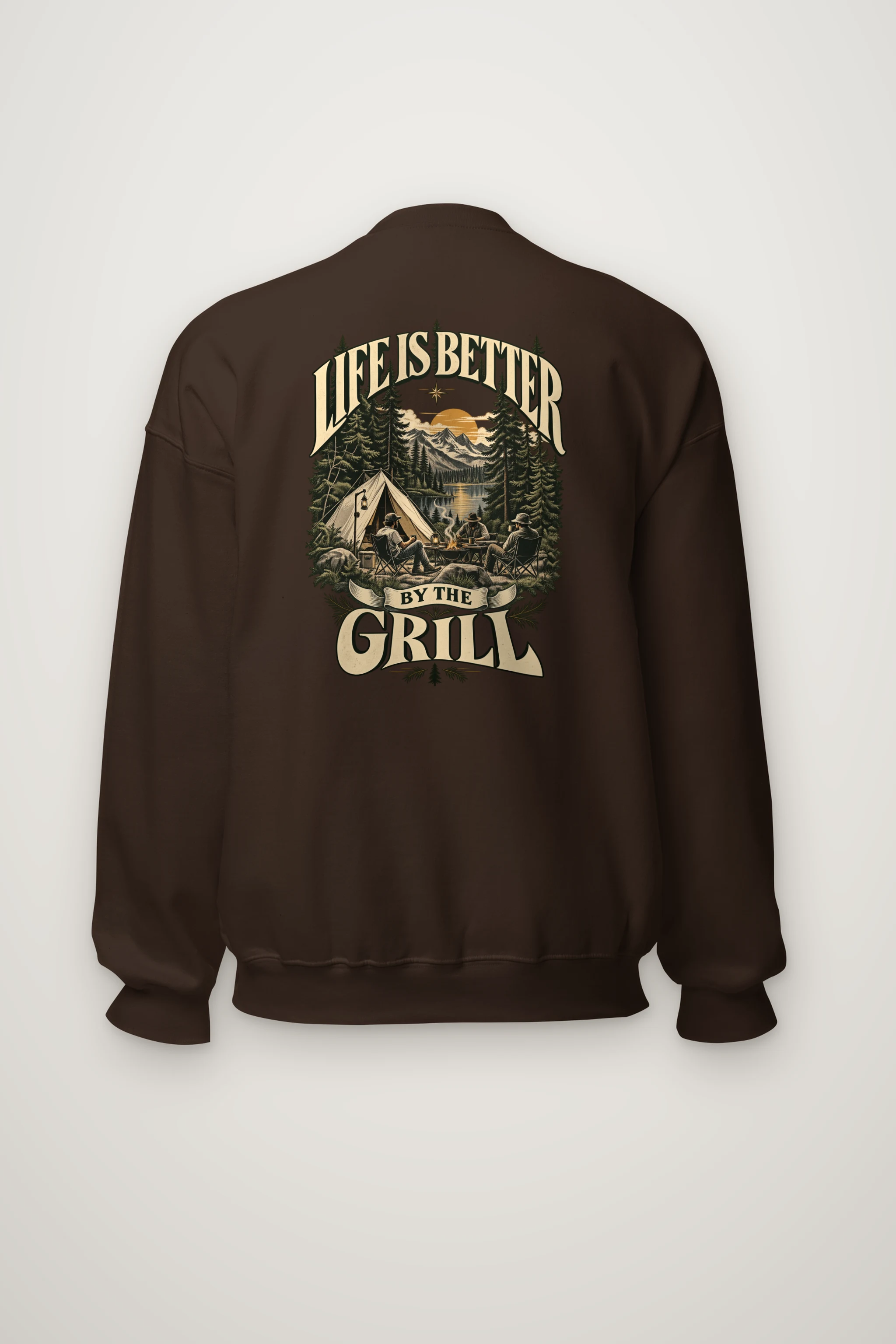 "Better By The Grill" Heavy Blend Unisex Crewneck Sweatshirt
