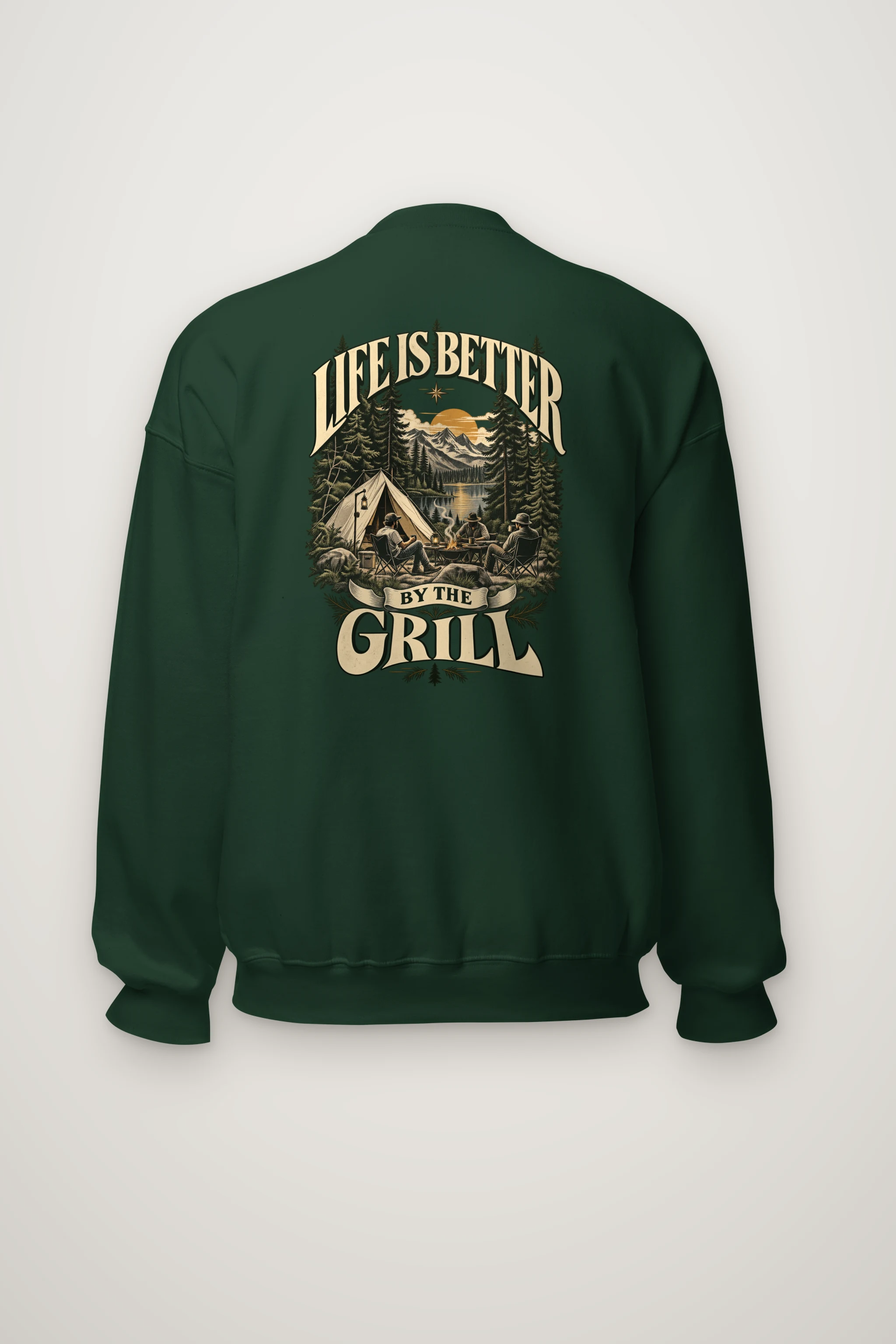 "Better By The Grill" Heavy Blend Unisex Crewneck Sweatshirt