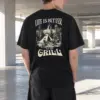 "Better By The Grill" Heavyweight Unisex Crewneck T-shirt | Gildan 5000