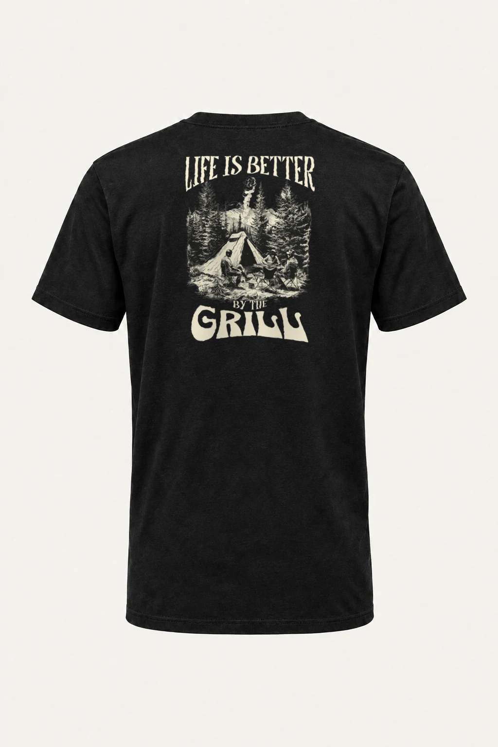 "Better By The Grill" Heavyweight Unisex Crewneck T-shirt | Gildan 5000