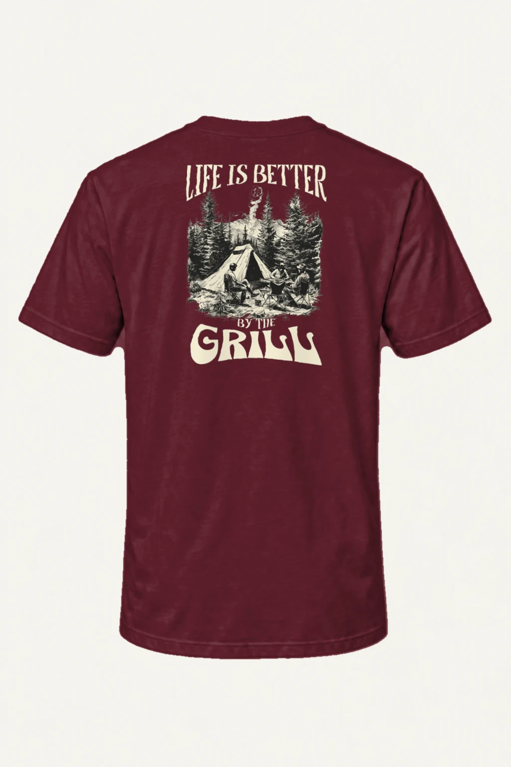 "Better By The Grill" Heavyweight Unisex Crewneck T-shirt | Gildan 5000
