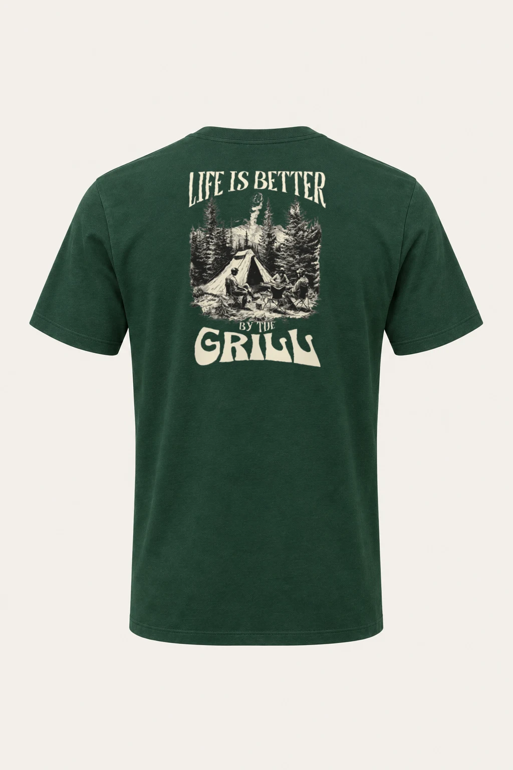 "Better By The Grill" Heavyweight Unisex Crewneck T-shirt | Gildan 5000