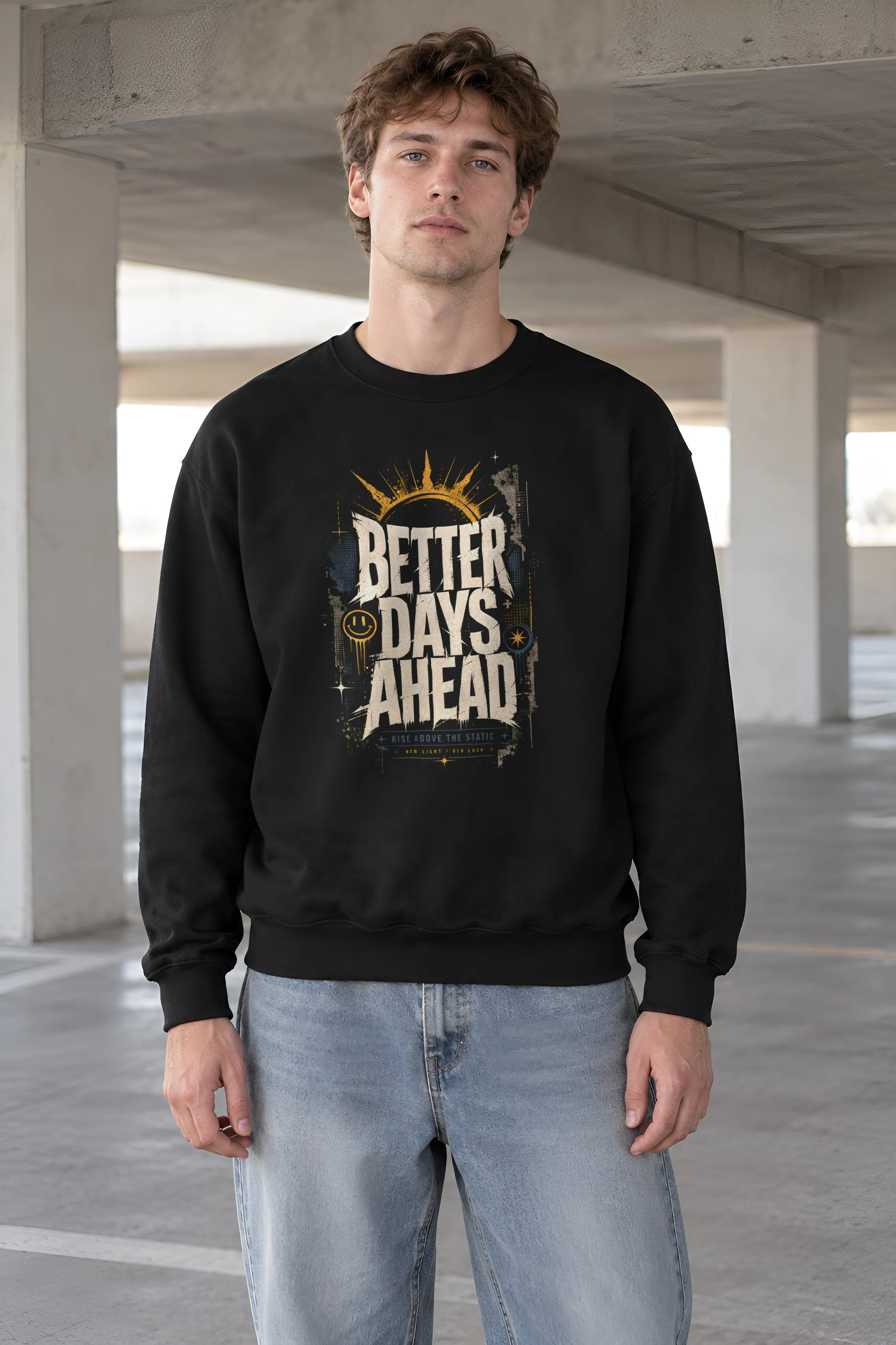 "Better Days Ahead" 1 Crewneck Sweatshirt