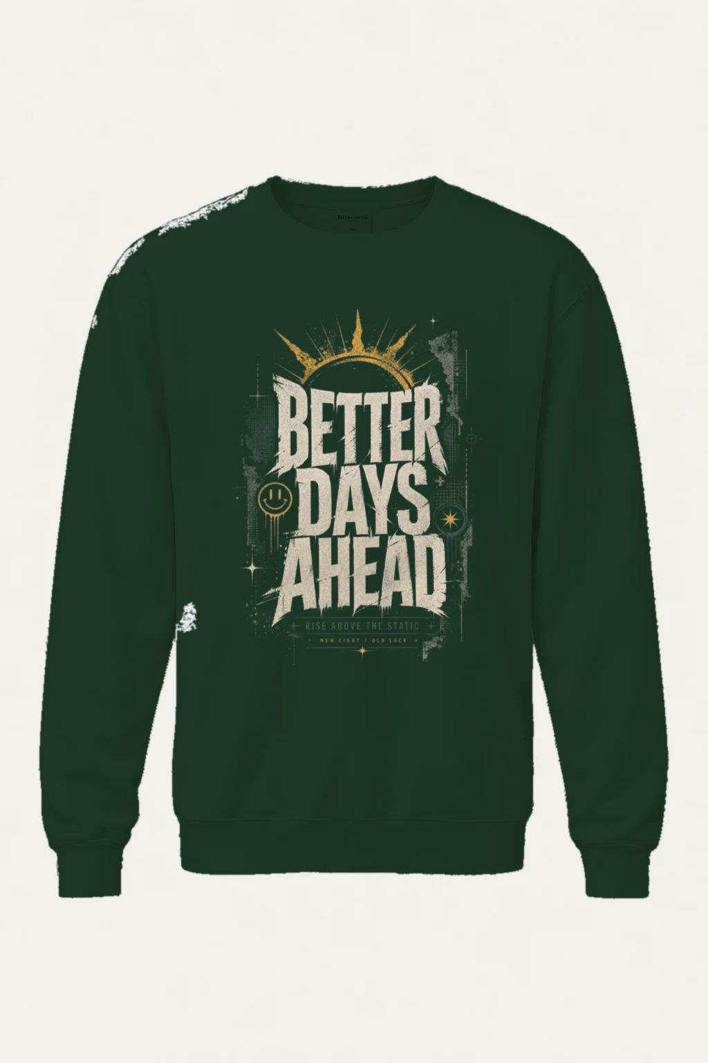 "Better Days Ahead" Heavy Blend Unisex Crewneck Sweatshirt | Gildan 18000