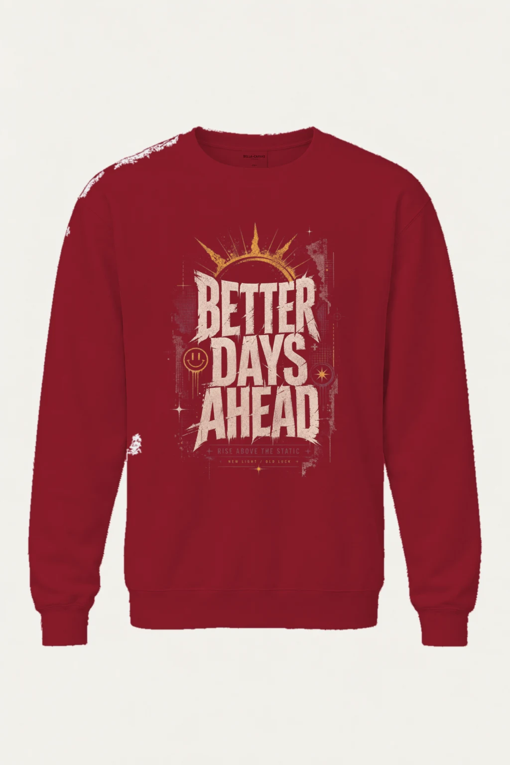 "Better Days Ahead" Heavy Blend Unisex Crewneck Sweatshirt | Gildan 18000