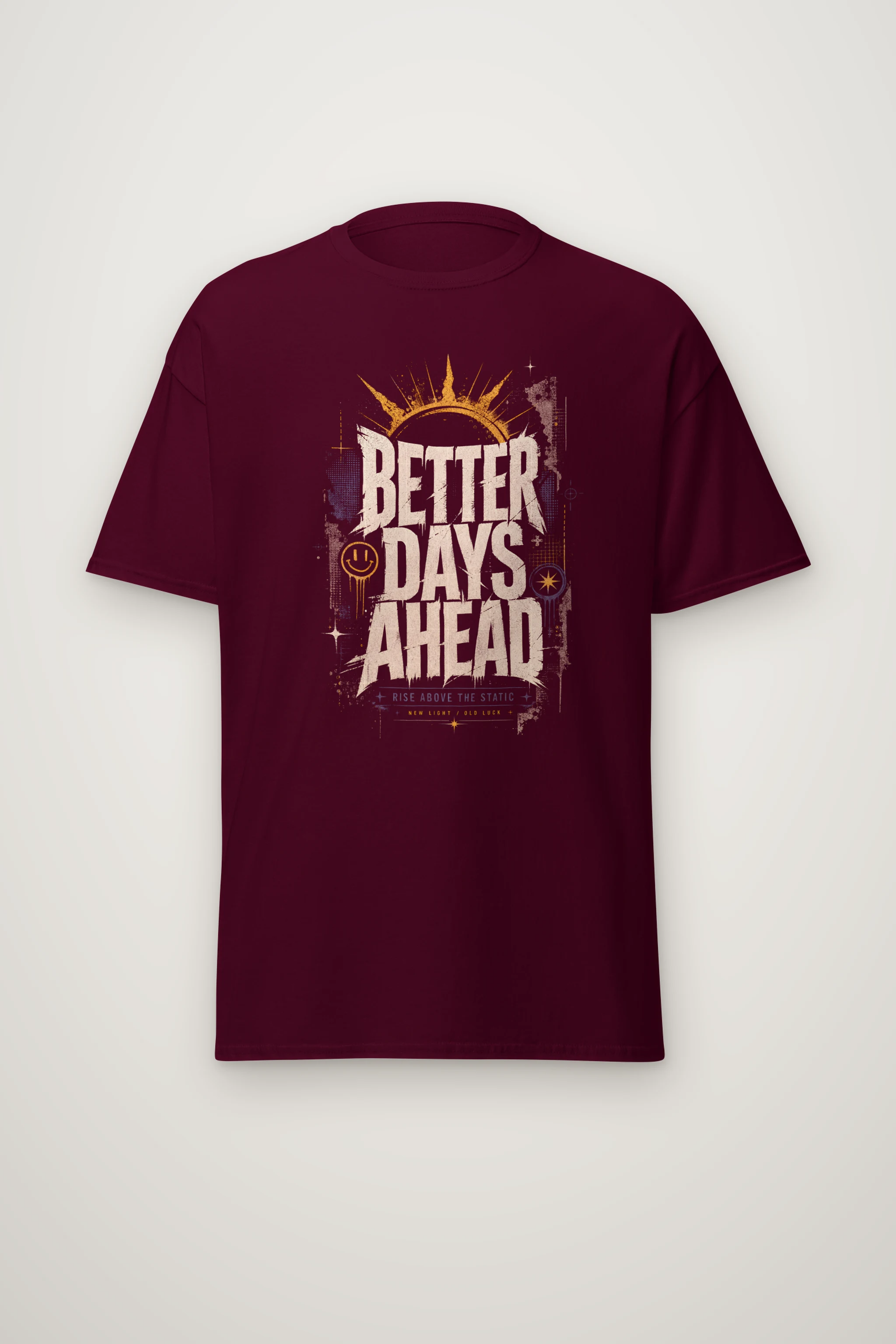 "Better Days Ahead" Heavyweight Unisex Crewneck T-shirt