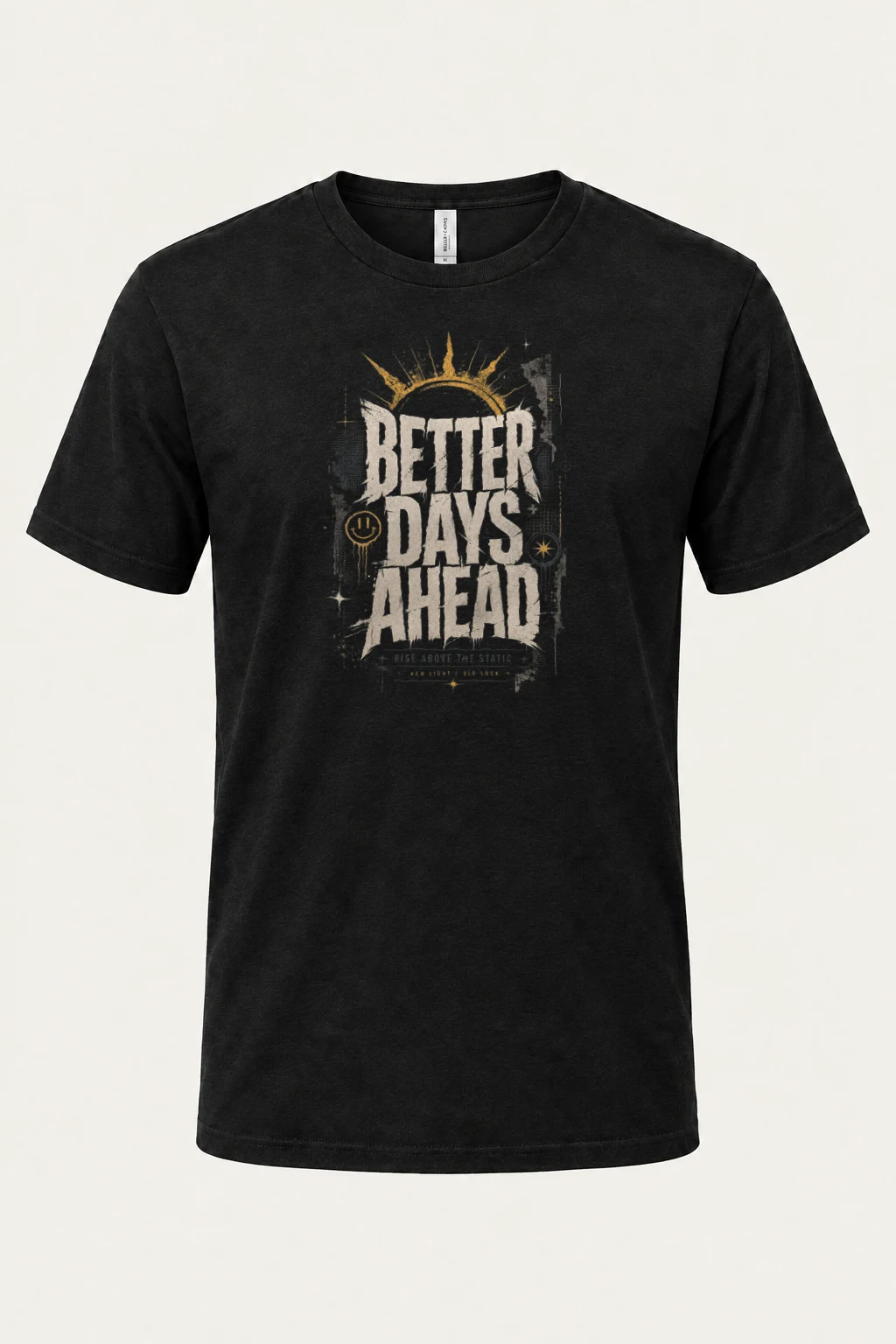 "Better Days Ahead" Heavyweight Unisex Crewneck T-shirt | Gildan 5000