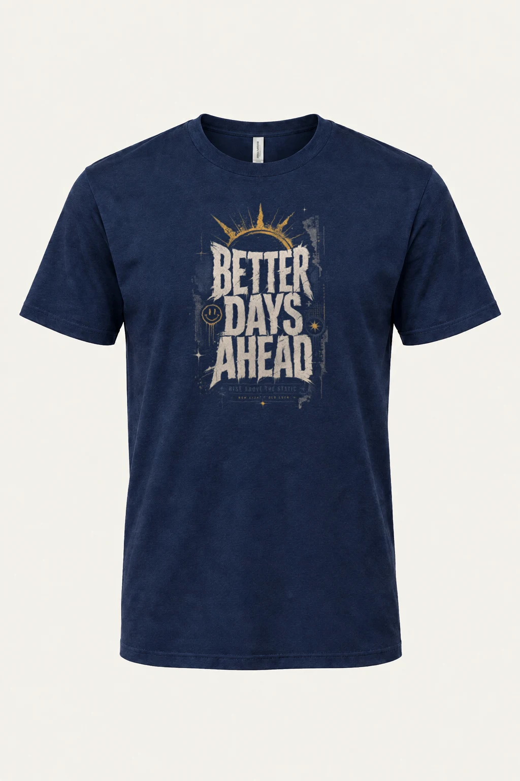 "Better Days Ahead" Heavyweight Unisex Crewneck T-shirt | Gildan 5000