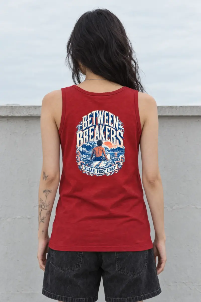 “Between Breakers” Unisex Jersey Tank
