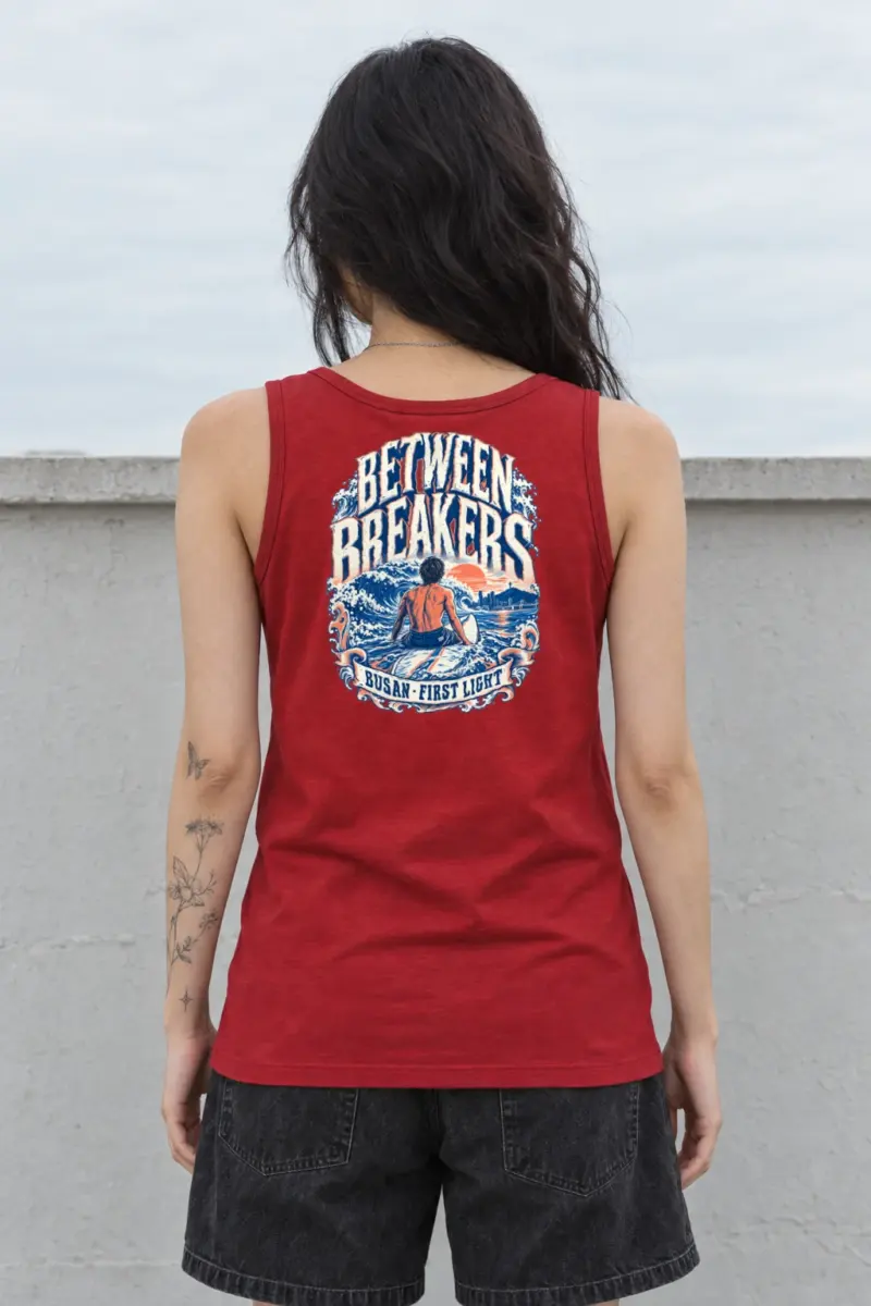 “Between Breakers” Unisex Jersey Tank