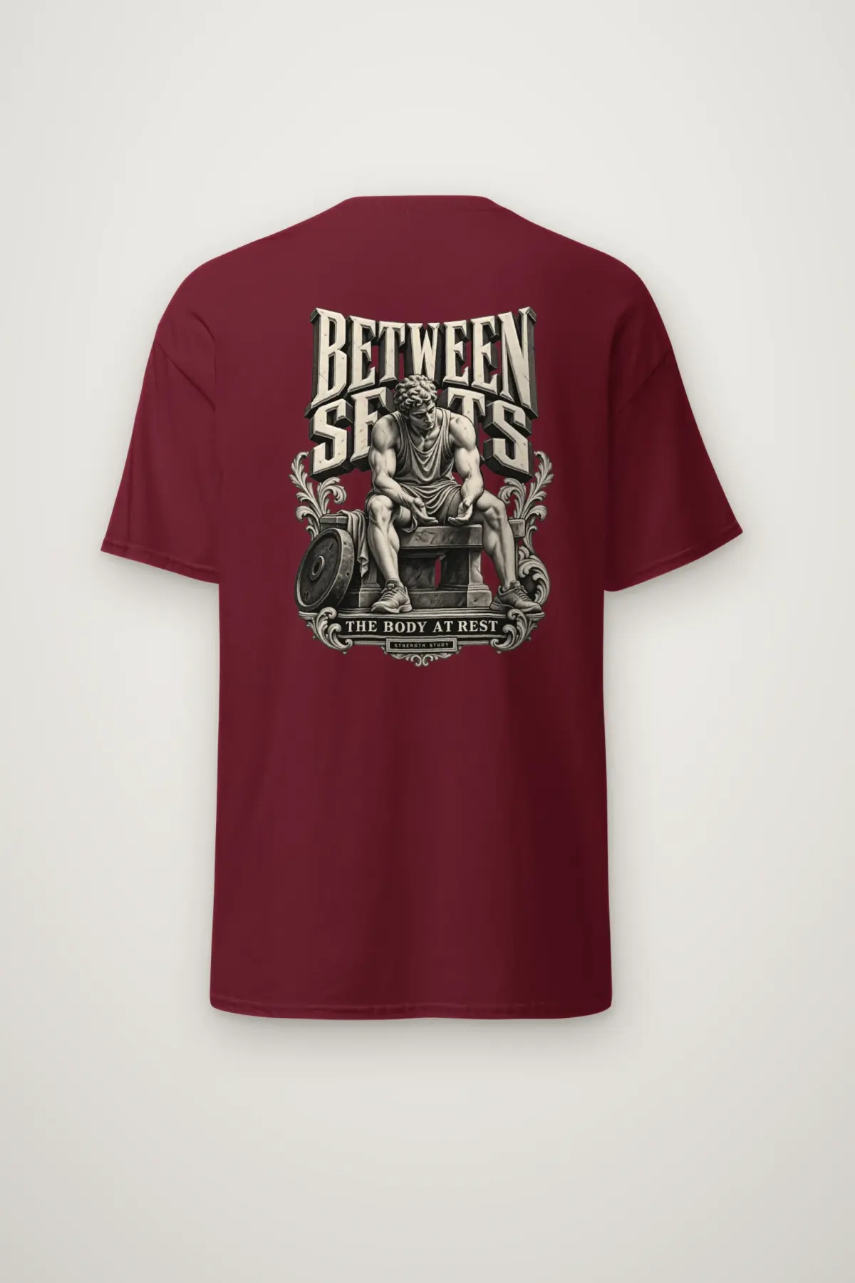 "Between Sets" Heavyweight Unisex Crewneck T-shirt