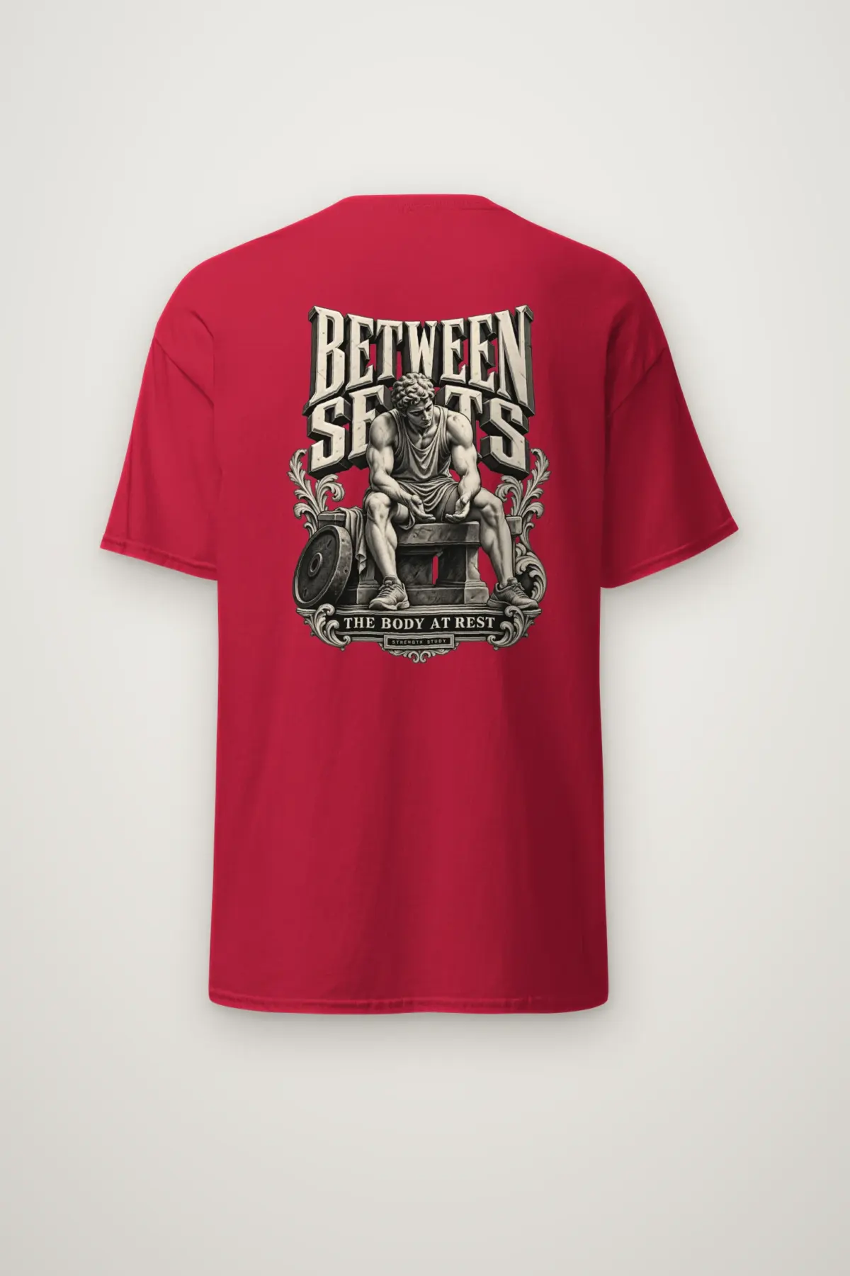 "Between Sets" Heavyweight Unisex Crewneck T-shirt