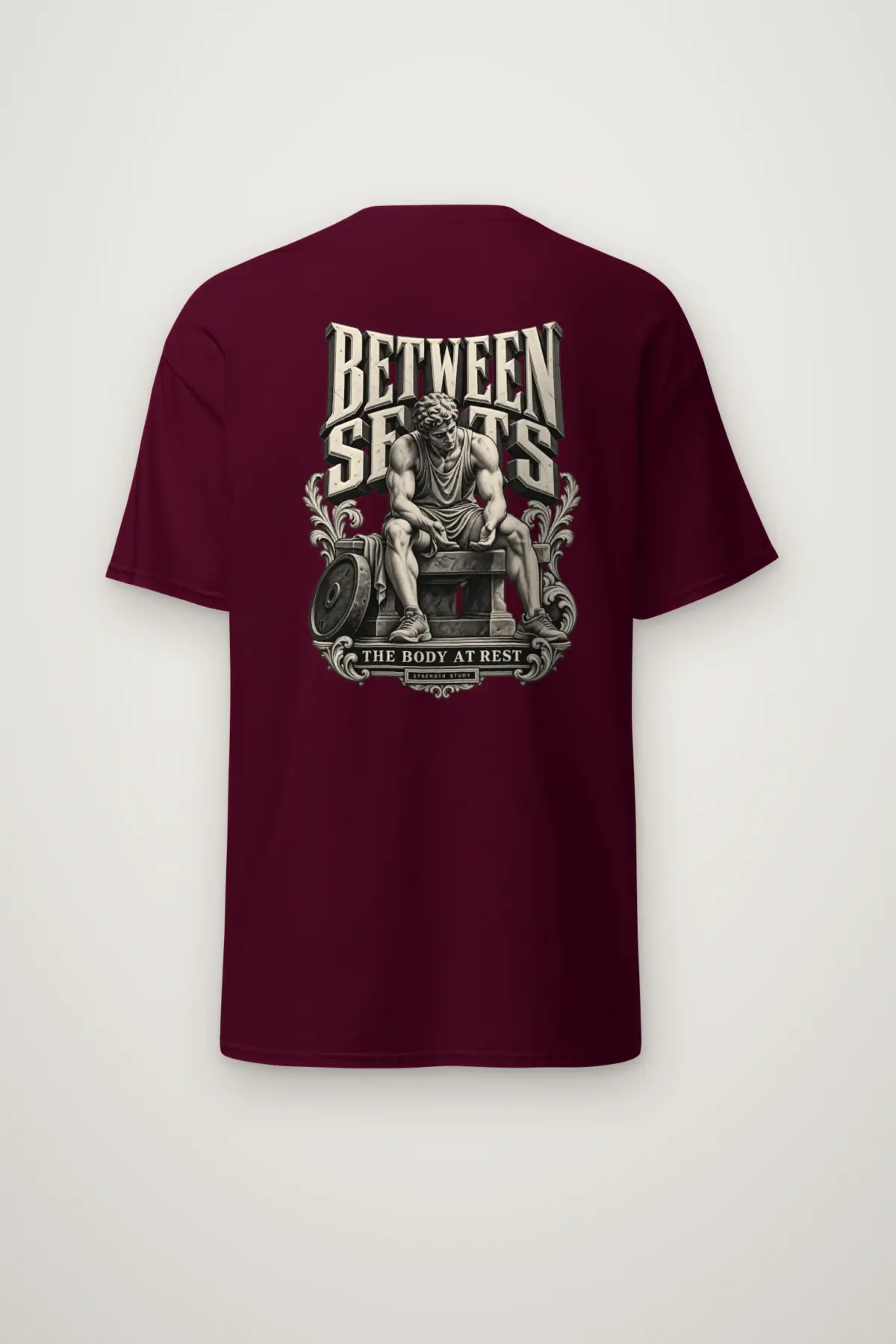"Between Sets" Heavyweight Unisex Crewneck T-shirt