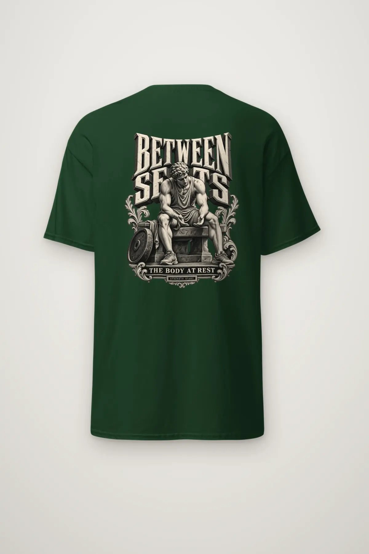 "Between Sets" Heavyweight Unisex Crewneck T-shirt