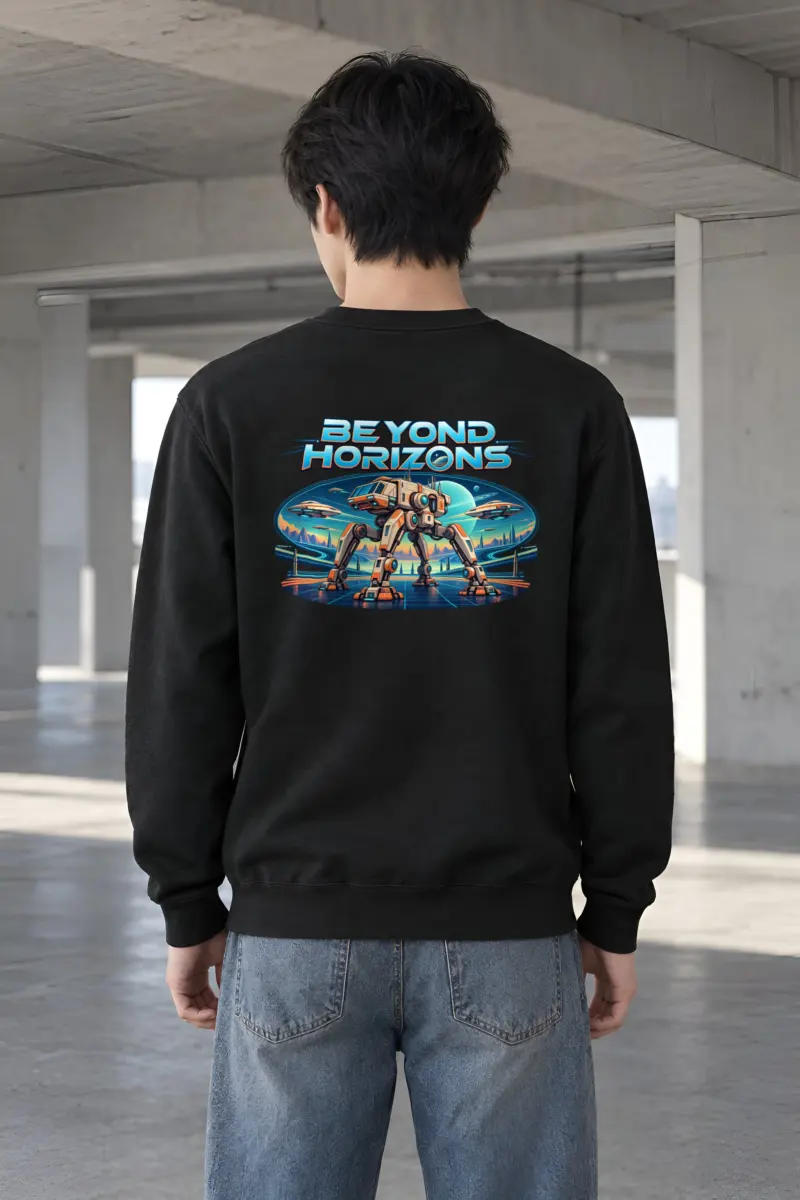 "Beyond Horizons" Heavy Blend Unisex Crewneck Sweatshirt