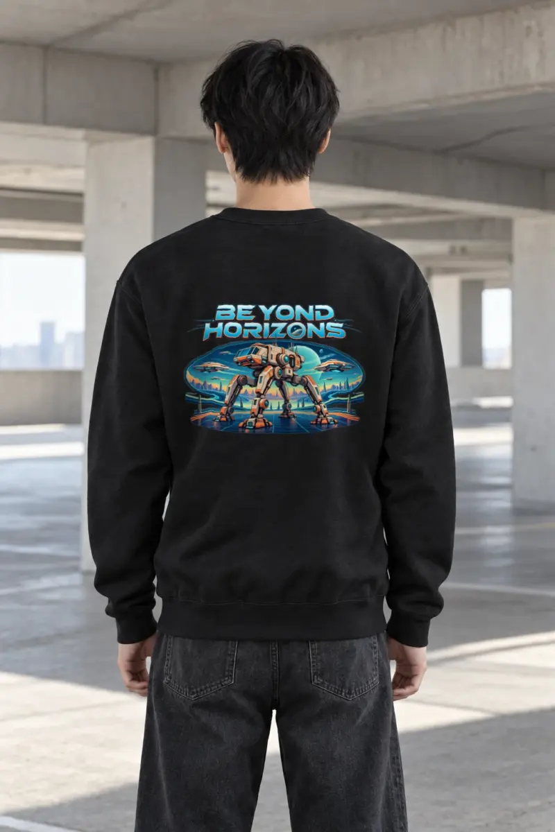 "Beyond Horizons" Heavy Blend Unisex Crewneck Sweatshirt