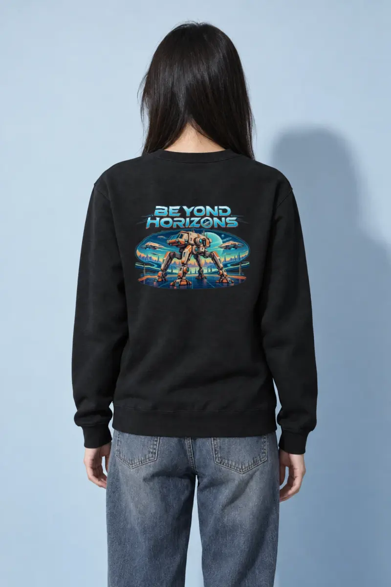 "Beyond Horizons" Heavy Blend Unisex Crewneck Sweatshirt | Gildan 18000