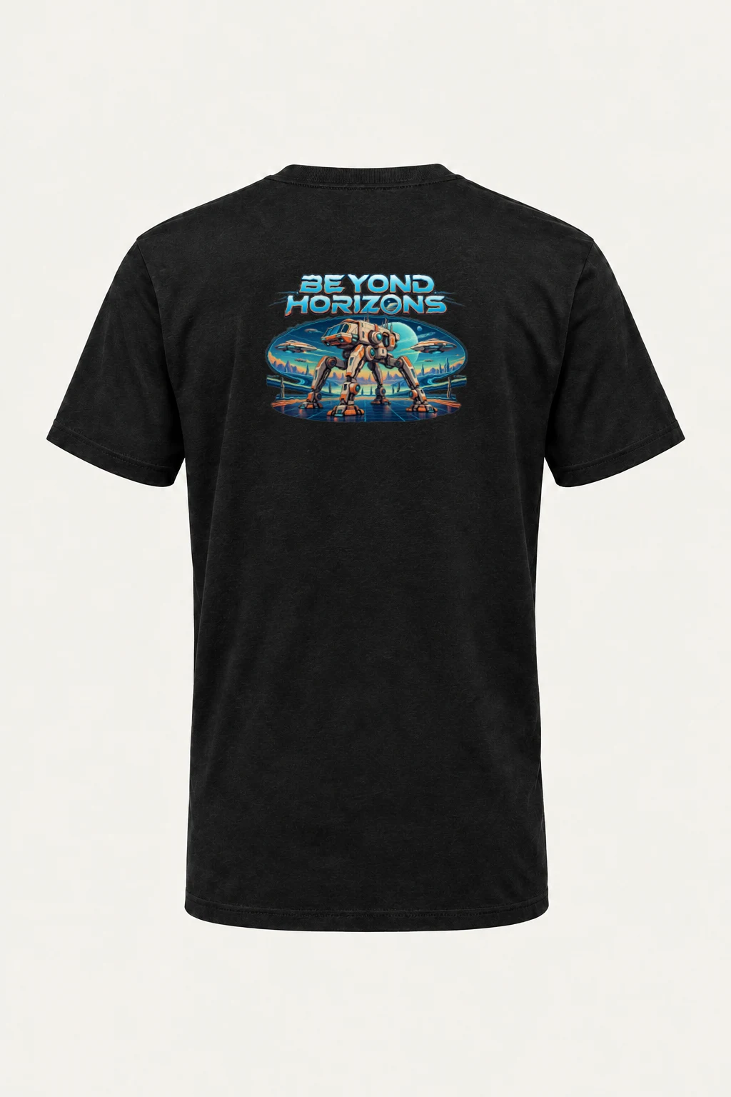 "Beyond Horizons" Heavyweight Unisex Crewneck T-shirt | Gildan 5000
