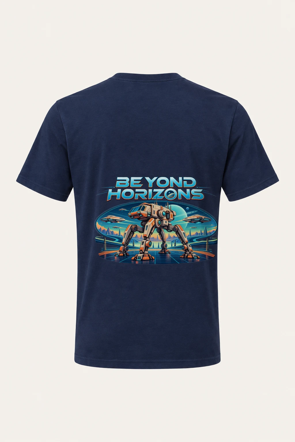"Beyond Horizons" Heavyweight Unisex Crewneck T-shirt | Gildan 5000