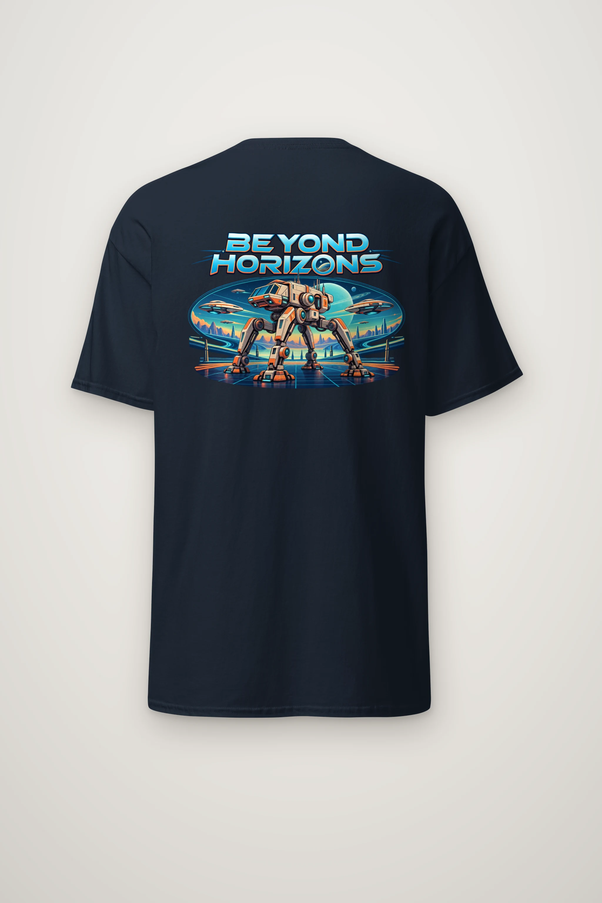"Beyond Horizons" Heavyweight Unisex Crewneck T-shirt