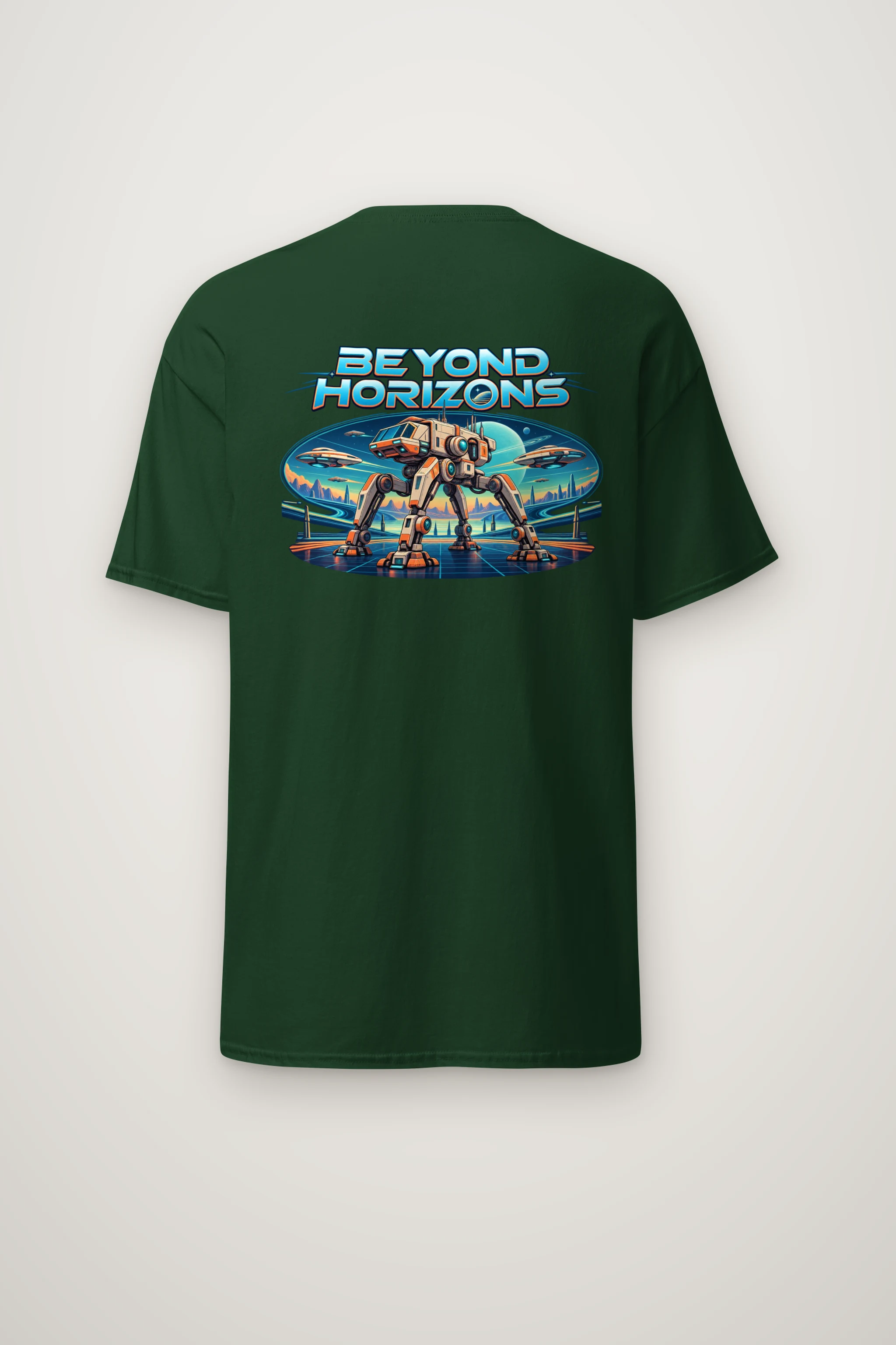 "Beyond Horizons" Heavyweight Unisex Crewneck T-shirt