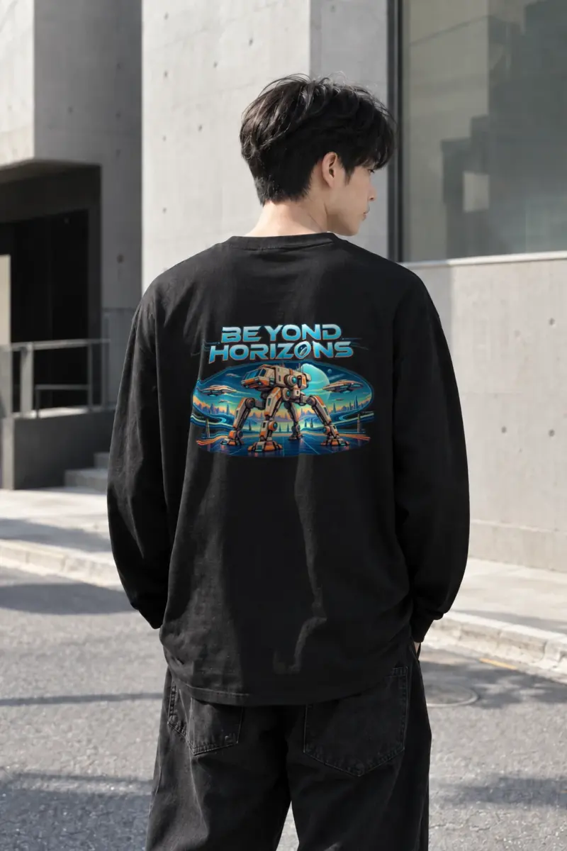 "Beyond Horizons" Unisex Longsleeve T-shirt | Gildan 2400