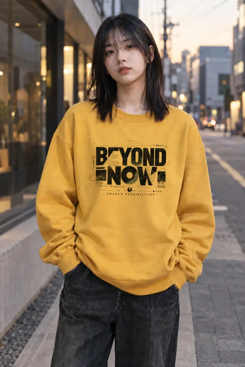 "Beyond Now Archive" Heavy Blend Unisex Crewneck Sweatshirt | Gildan 18000