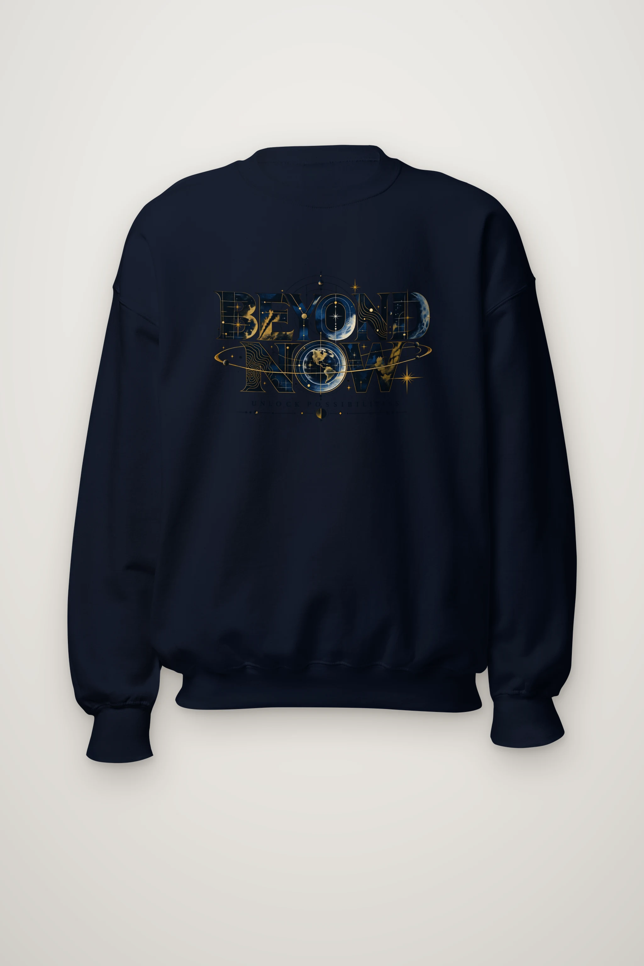 "Beyond Now" Heavy Blend Unisex Crewneck Sweatshirt