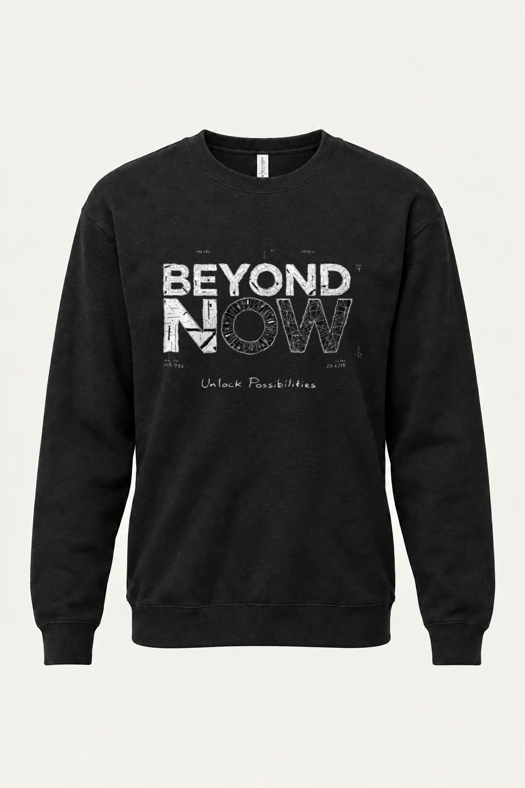 "Beyond Now" Heavy Blend Unisex Crewneck Sweatshirt | Gildan 18000