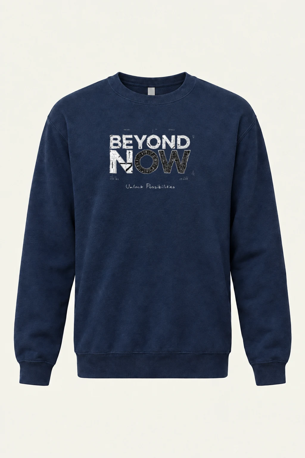"Beyond Now" Heavy Blend Unisex Crewneck Sweatshirt | Gildan 18000