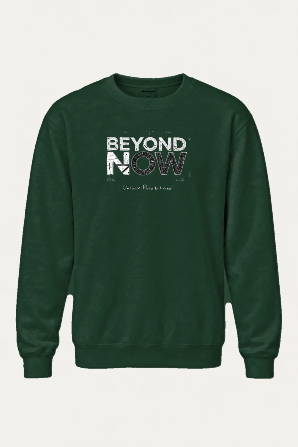 "Beyond Now" Heavy Blend Unisex Crewneck Sweatshirt | Gildan 18000