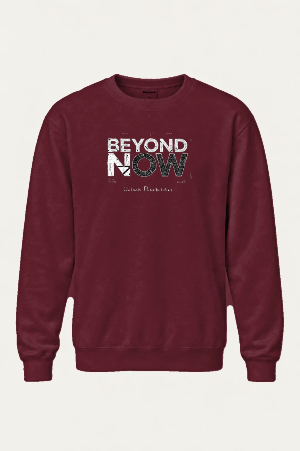 "Beyond Now" Heavy Blend Unisex Crewneck Sweatshirt | Gildan 18000