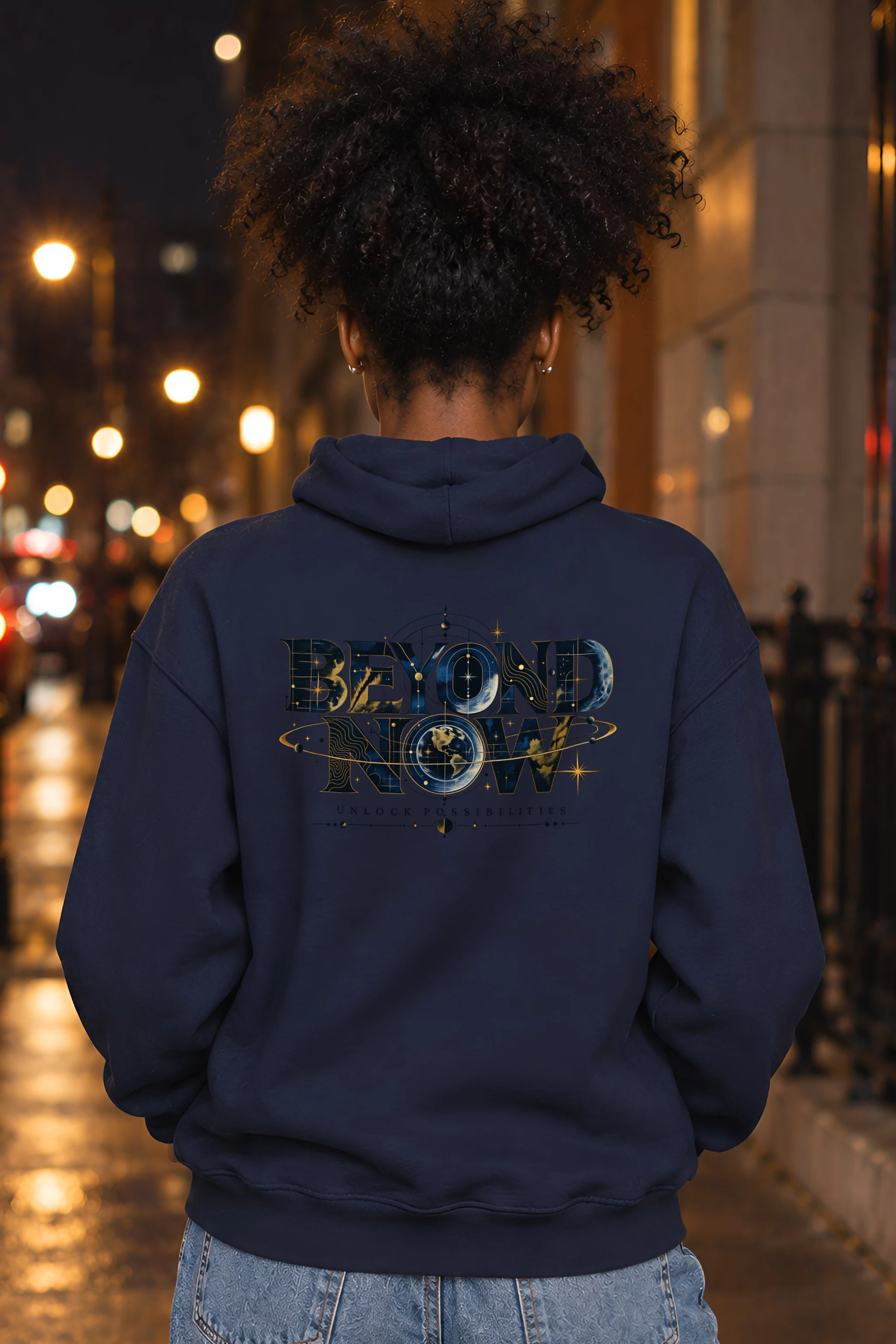 "Beyond Now" 1 Pullover Hoodie