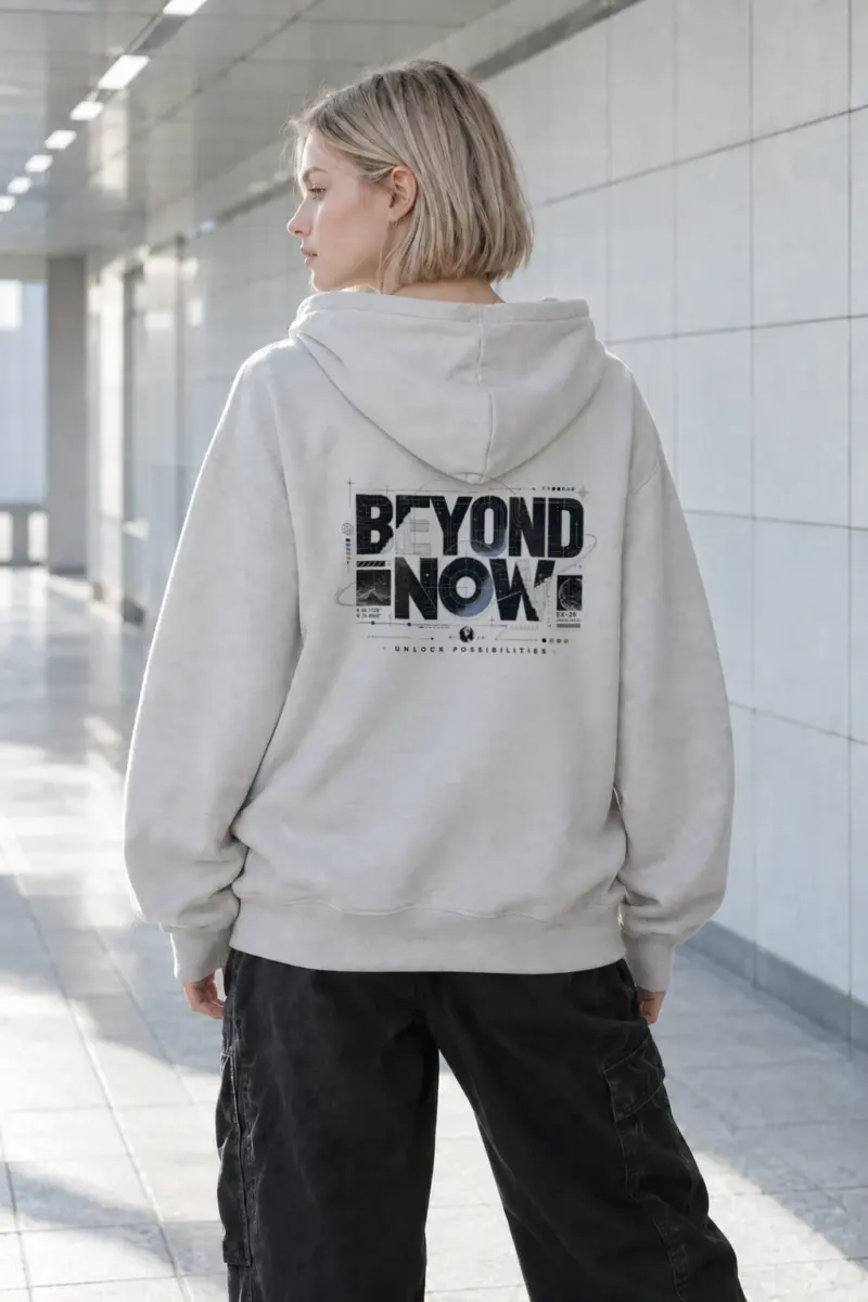 "Beyond Now" Heavy Blend Unisex Pullover Hoodie | Gildan 18500