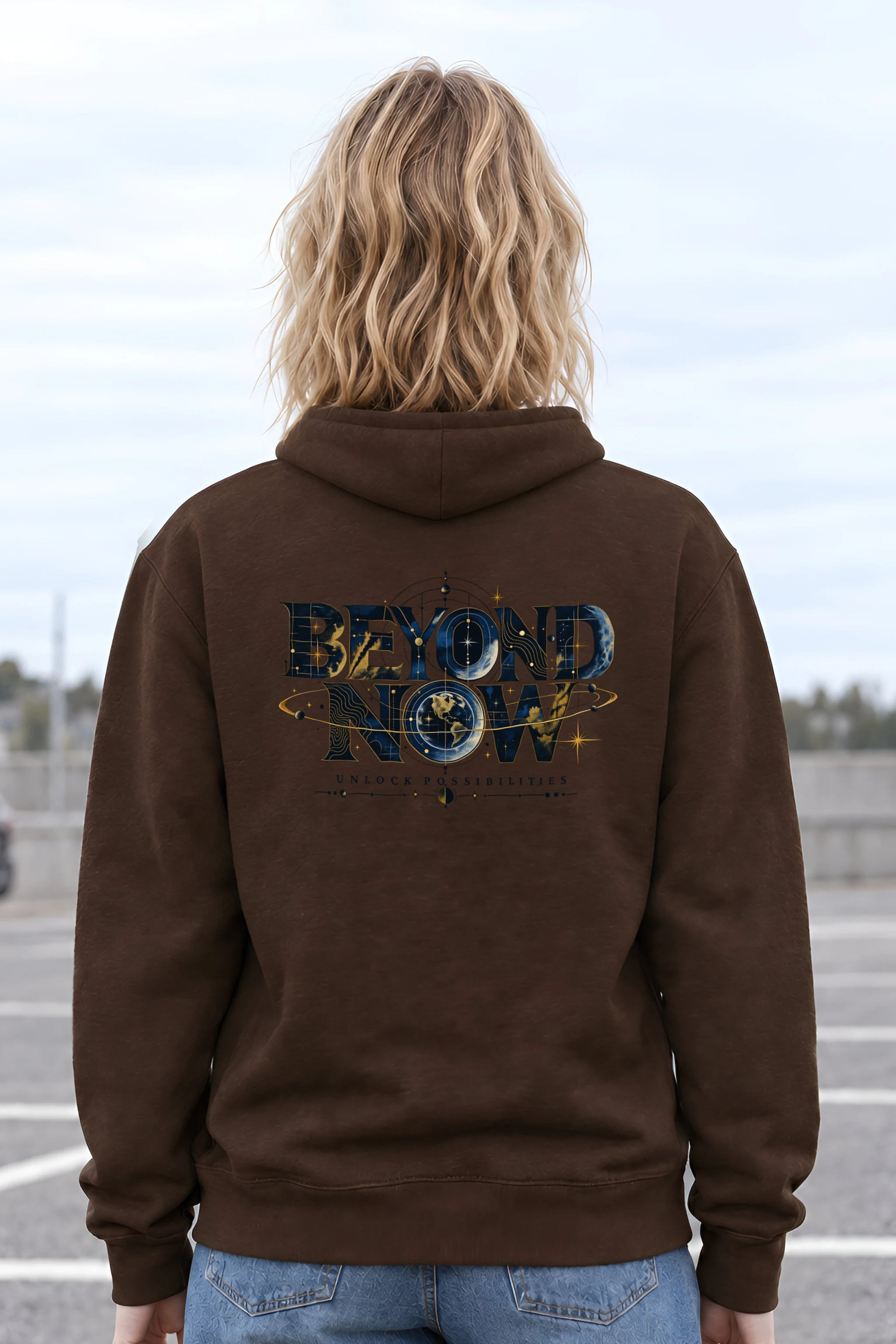 "Beyond Now" 1 Pullover Hoodie
