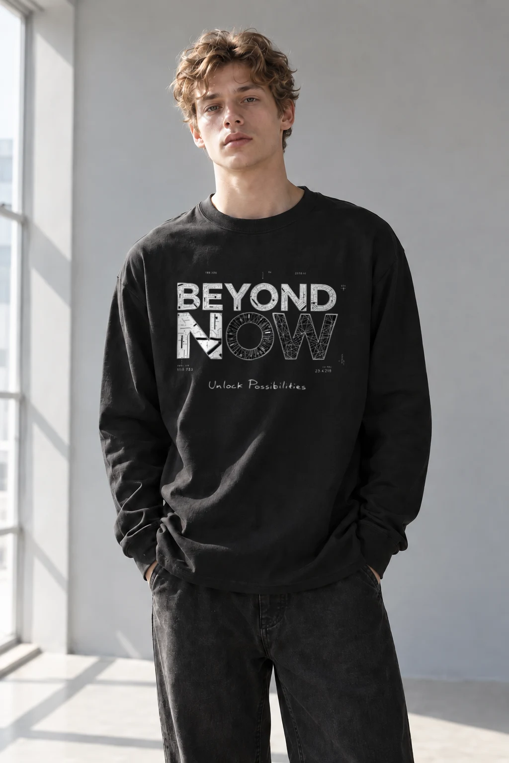 "Beyond Now" Unisex Longsleeve T-shirt | Gildan 2400