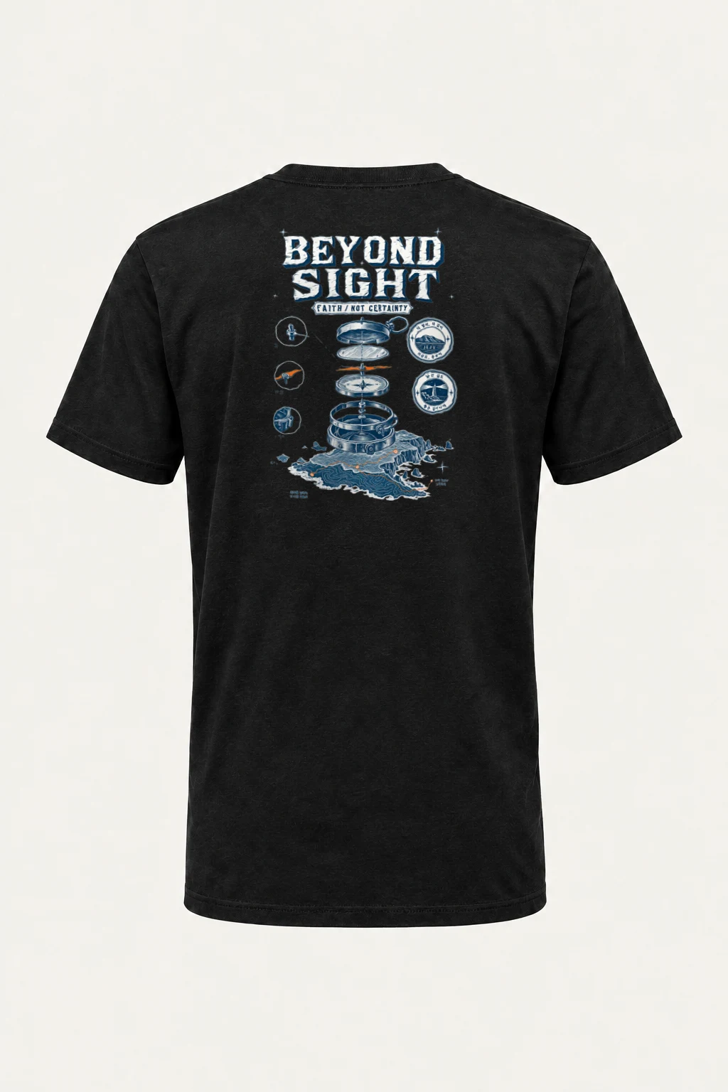 "Beyond Sight" Heavyweight Unisex Crewneck T-shirt | Gildan 5000